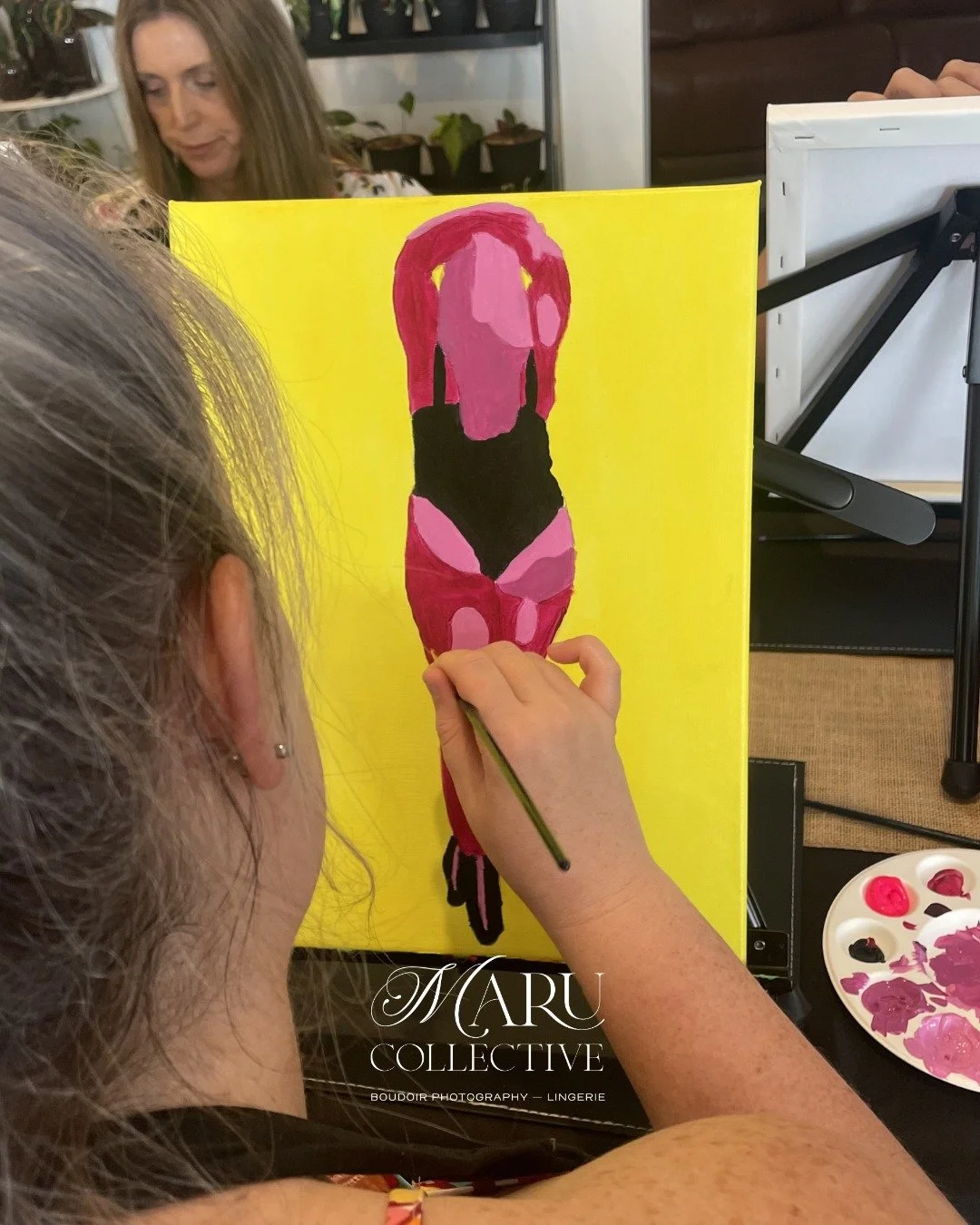 Sometimes confidence grows through creativity.

Our Canvas &amp; Curves parties are relaxed, social afternoons where you can slow down, connect with friends and create something you'll actually be proud to take home.

No experience needed.
No pressur