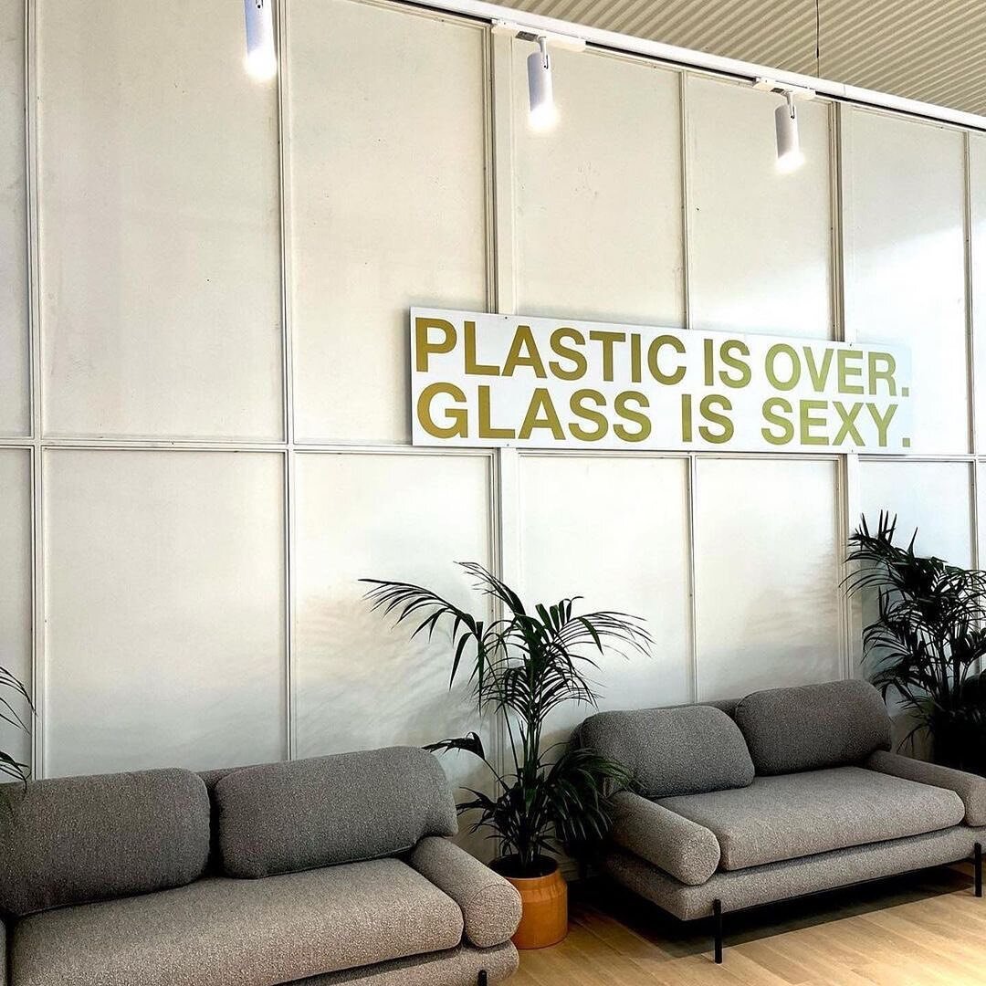 Posted @withregram &bull; @oway_uk PLASTIC IS OVER | GLASS IS SEXY 💚  A whopping 91% of plastic isn't recycled
Billions of tons of plastic have been made over the past decades, and much of it is becoming trash and litter, ending up in landfill.  201