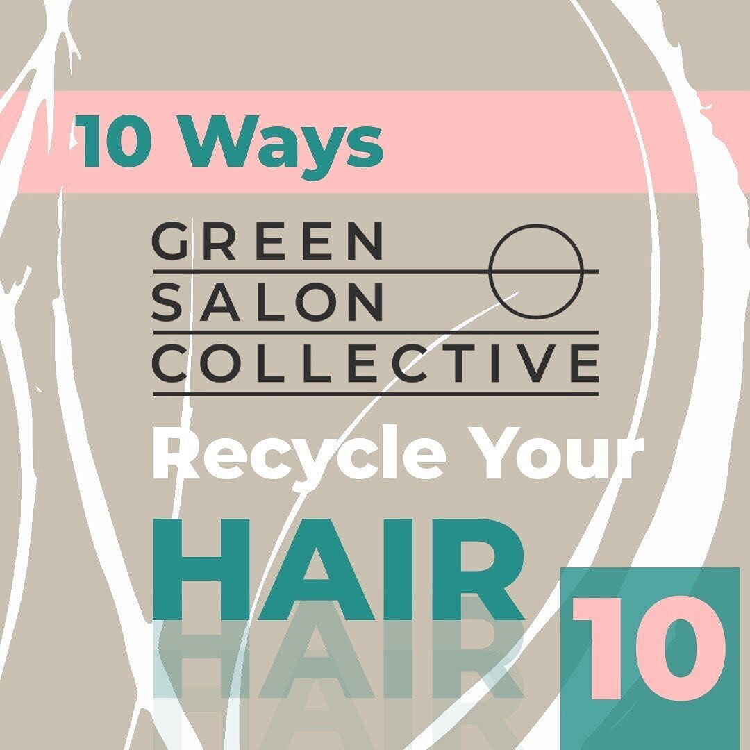 @greensaloncollective Last but not least, the 10th way we recycle hair is perhaps the one you'd guess - wigs!⁠
⁠
When the hair is long enough, we can use it to create a wig...but shorter hairs don't get discarded, we can use them in the other 9 ways.