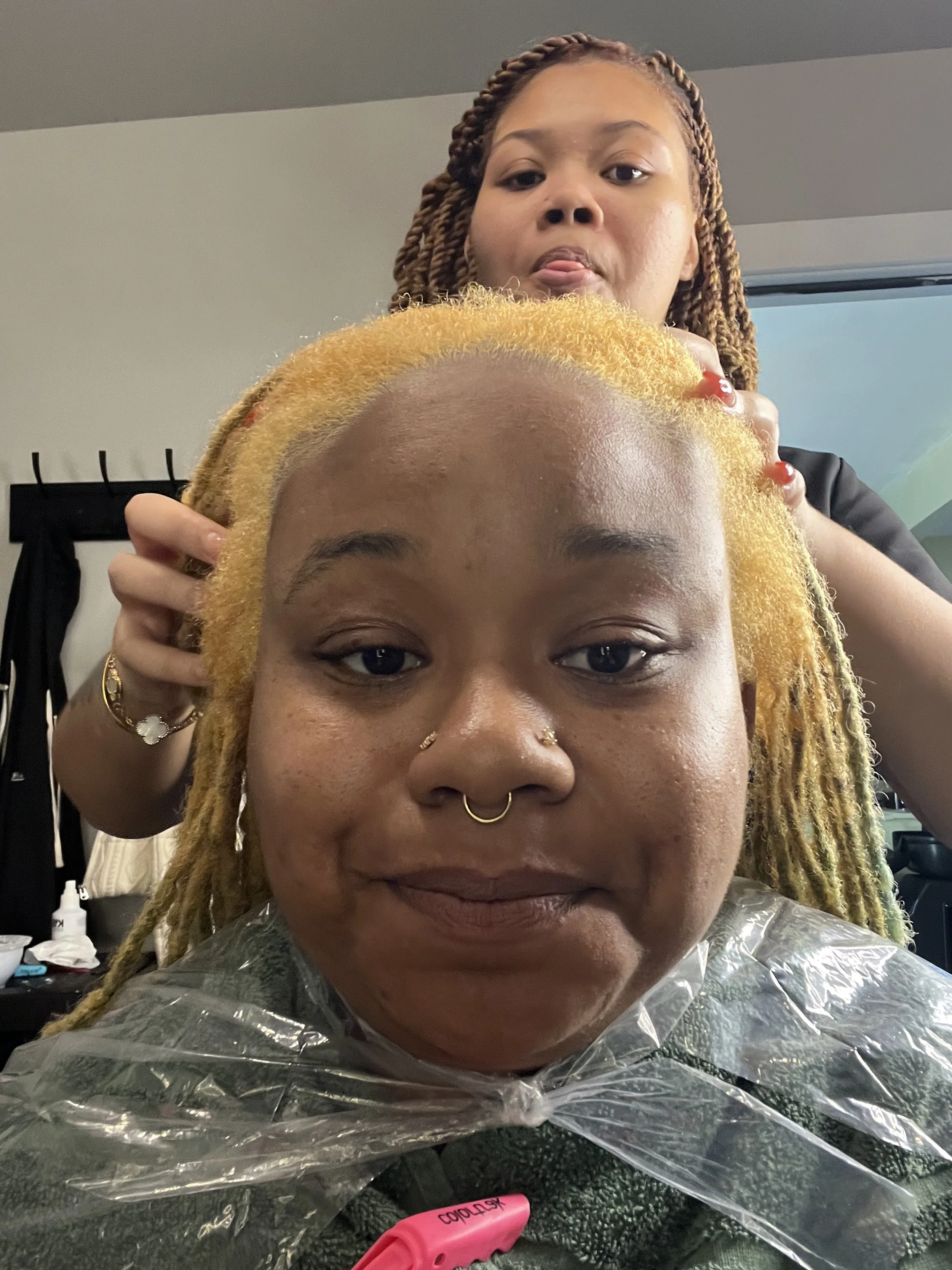 10. attempt one bleach with mint ends