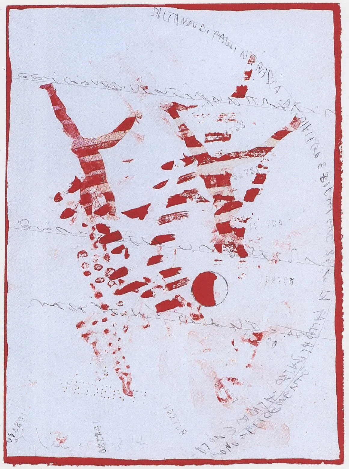  
Senza titolo (Extra strong) (1985-1987), guazzo e matita su carta, 54 x 35 cm