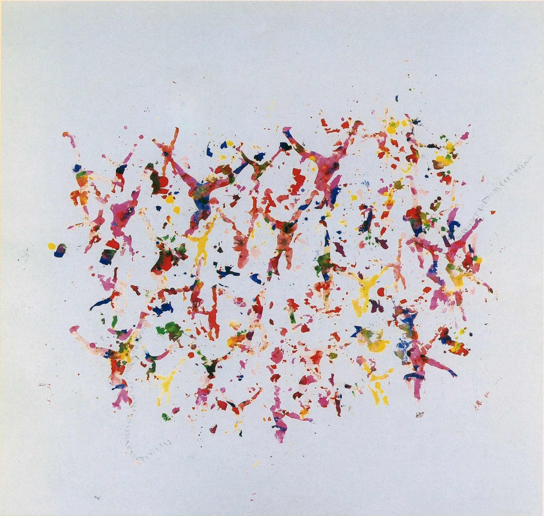    
Senza titolo, 1986, matita, guazzo e collage su carta intelata, 150 x 150 cm