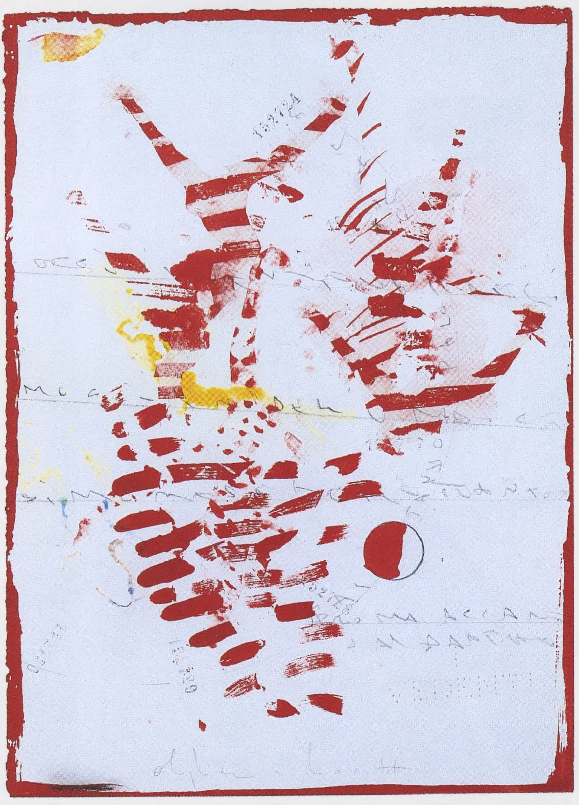  
Senza titolo (Extra strong) (1985-1987), guazzo e matita su carta, 54 x 35 cm