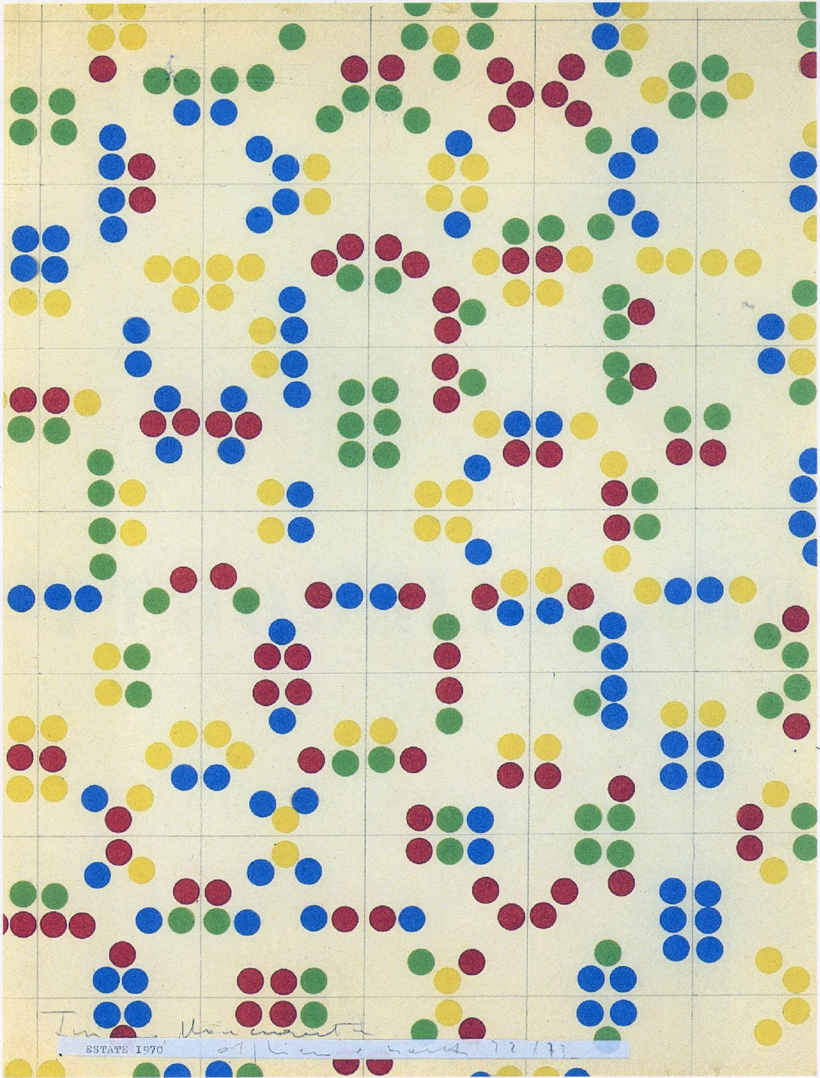   Cat. n. 423  
Estate 1970 (Insicuro Noncurante), 1972-1973, collage e tecnica mista su carta, 40 x 30 cm