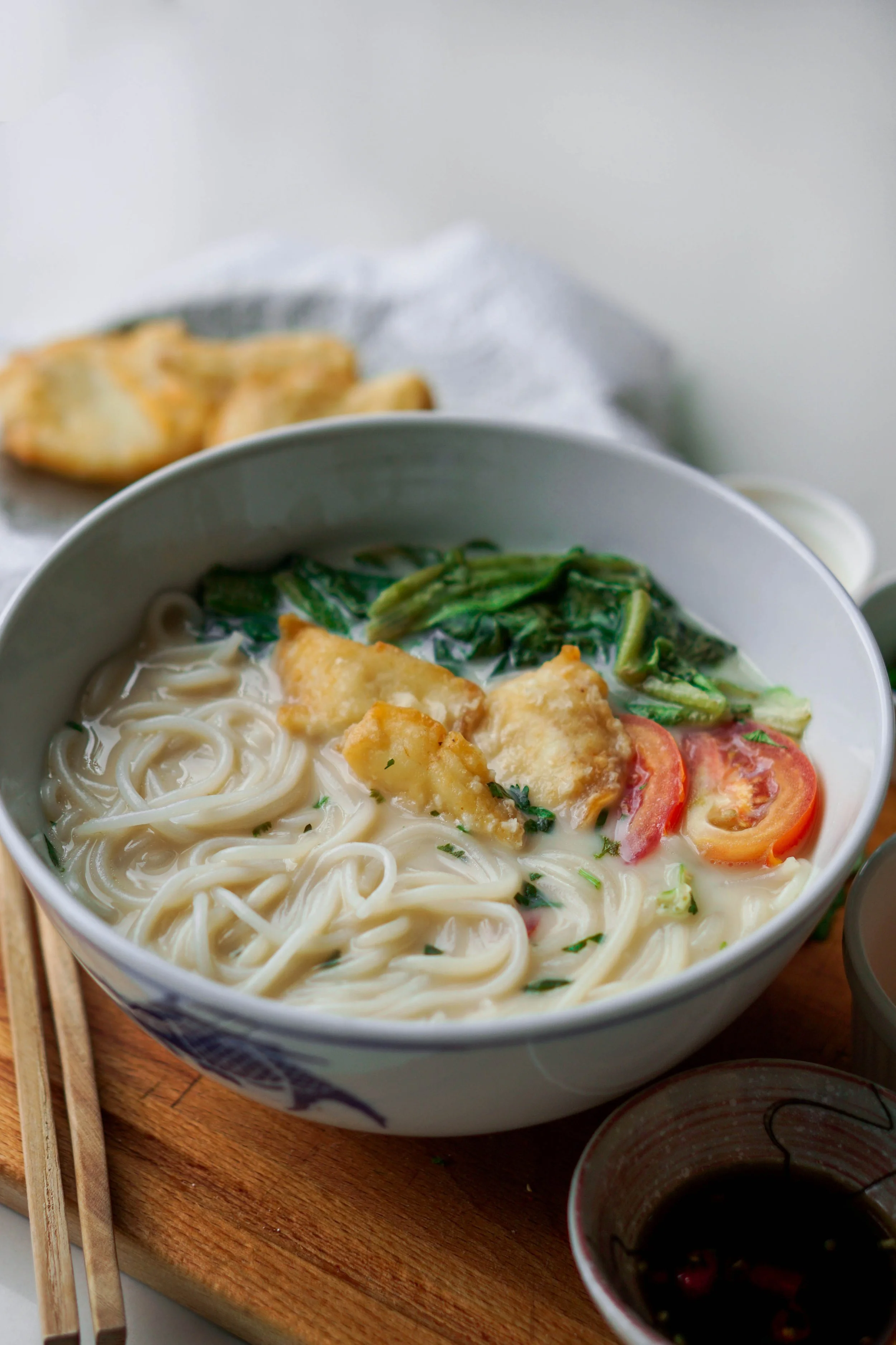 Tze Yi Gan’s Milky Fried Fish Soup — Singapore Noodles