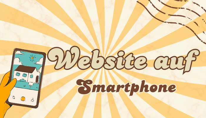 Website auf Smartphone - sieht schlecht aus