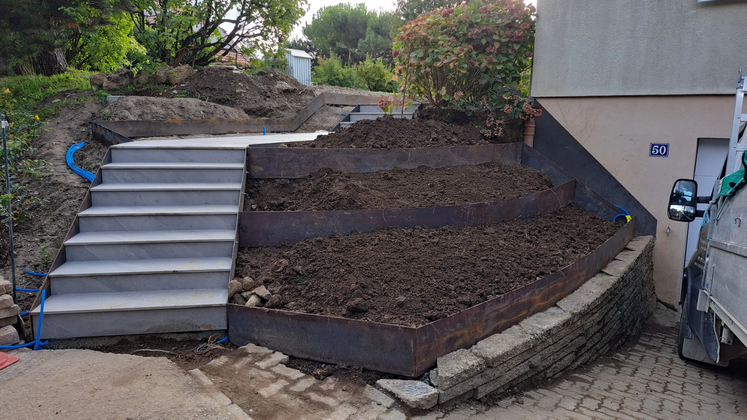 🚧 Chantier en cours - Aménagements extérieurs à Renens - 2025