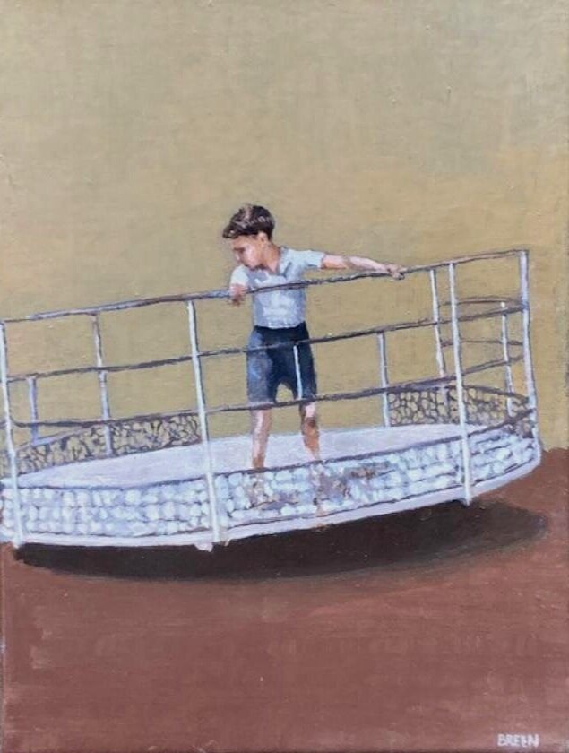the merry go round / oil on canvas / 24x18cm / 2021 / sold