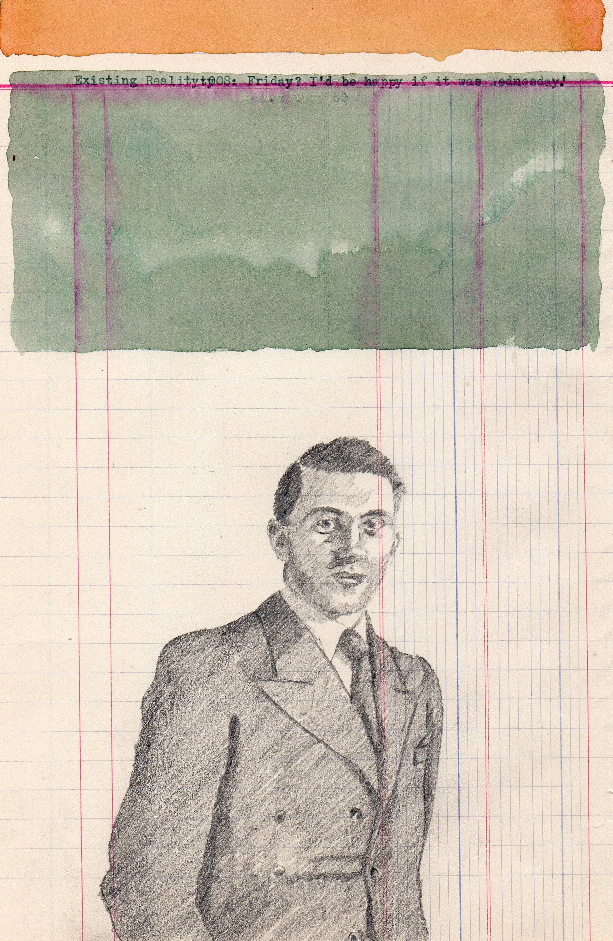 existing reality sketch 008 / watercolour on paper / 2019 / sold