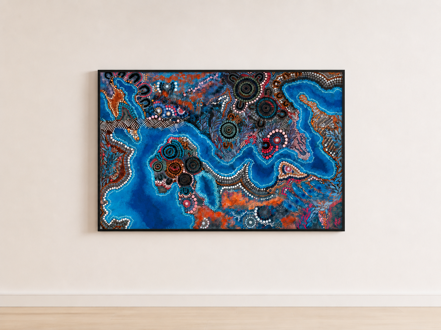Bunjil-over-Wurundjeri-Land-landscape-black-frame-canvas-print.png