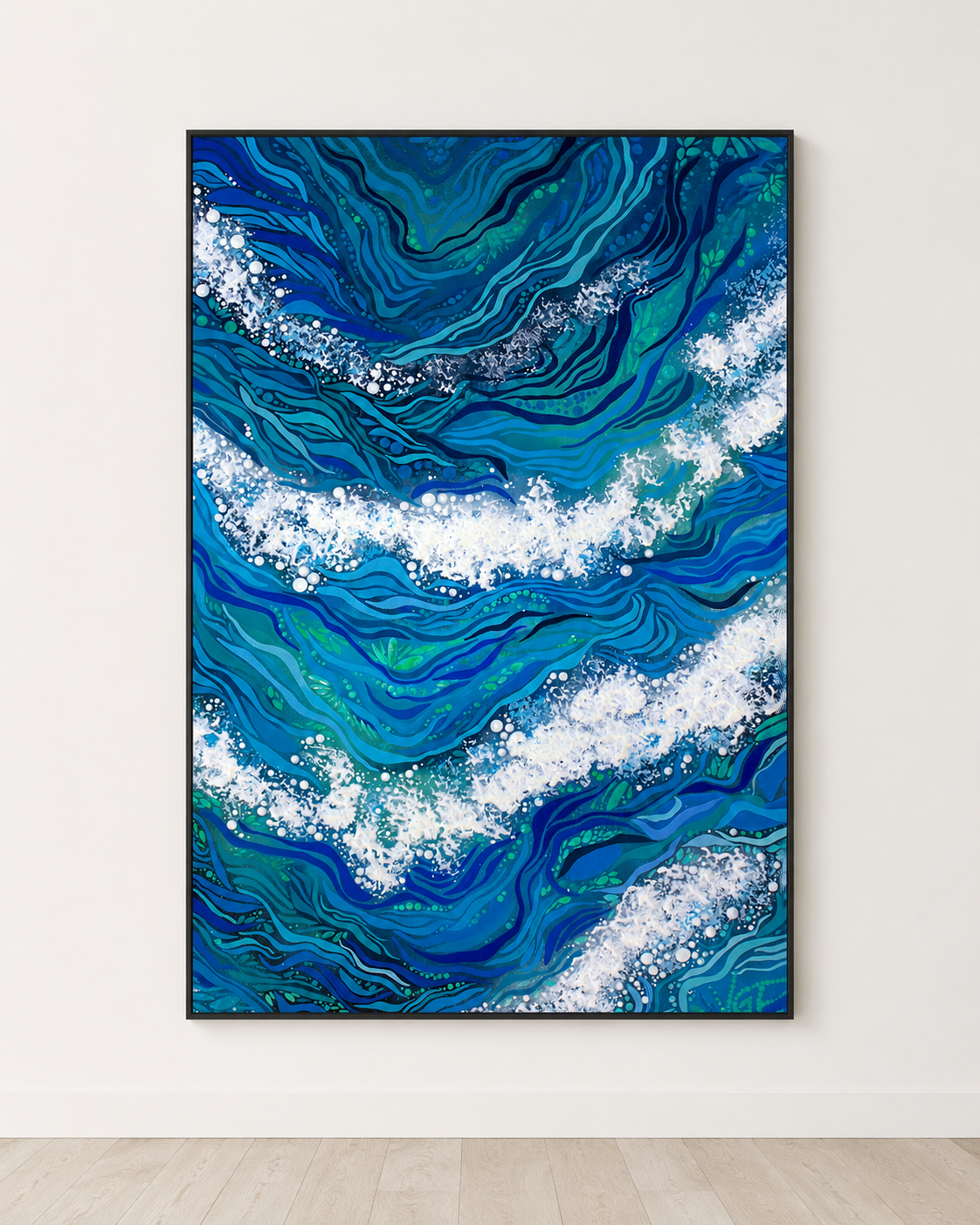0102-In-The-Shallows-Portrait-black-frame-Canvas-Print.png