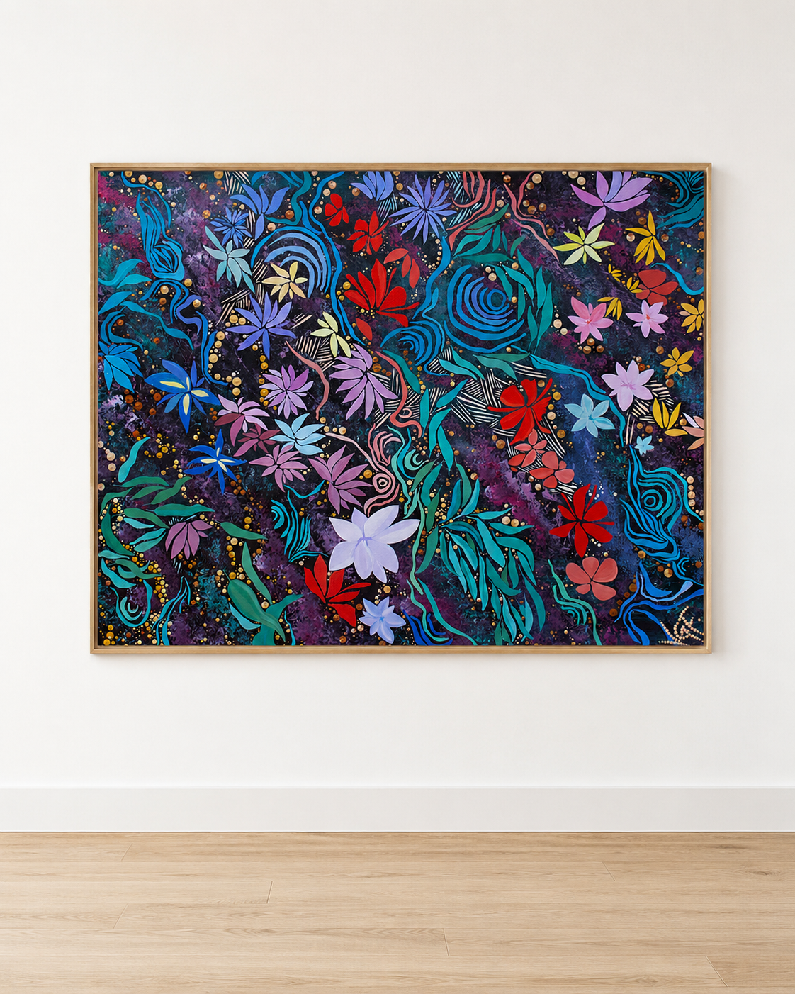 0099-secret-garden-landscape-oak-frame-canvas-print.png