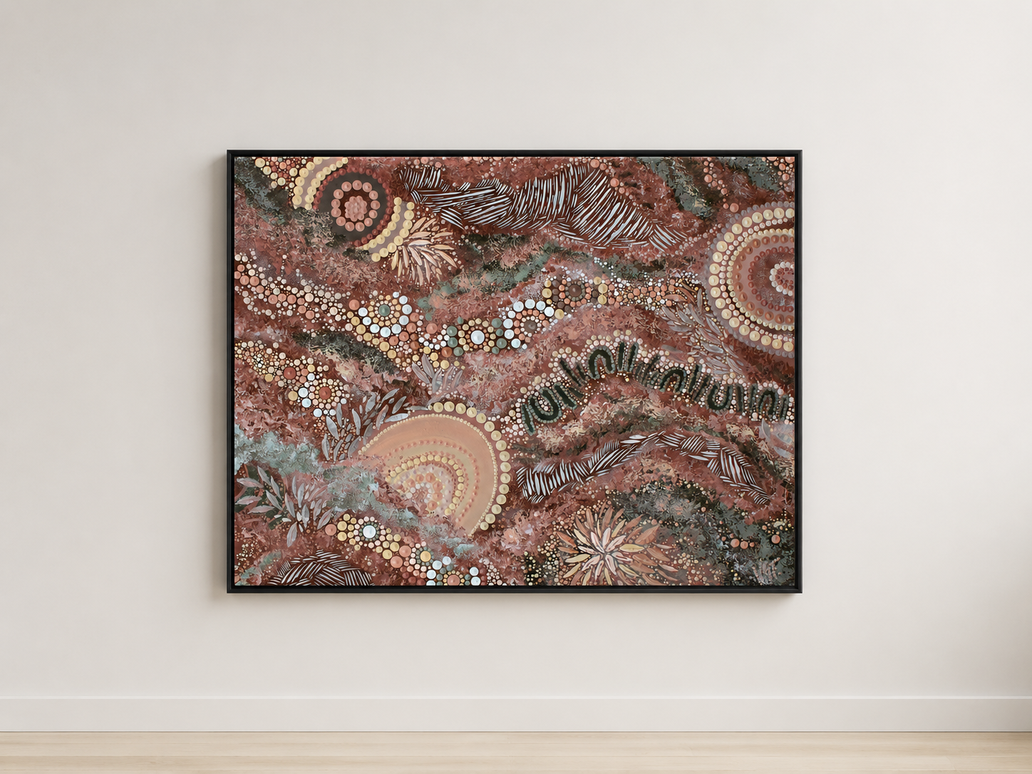 our-natures-path-landscape-Black-Framed-canvas-print.png