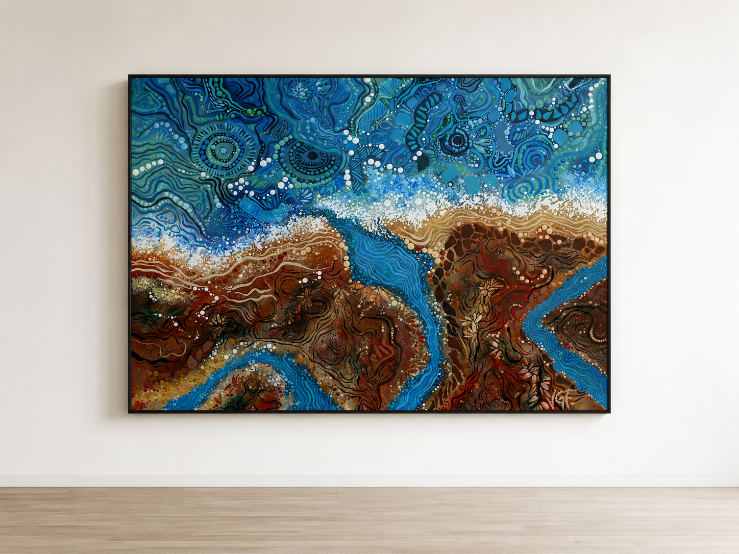 0082.Three.creeks.landscape.black.frame.canvas.print.png