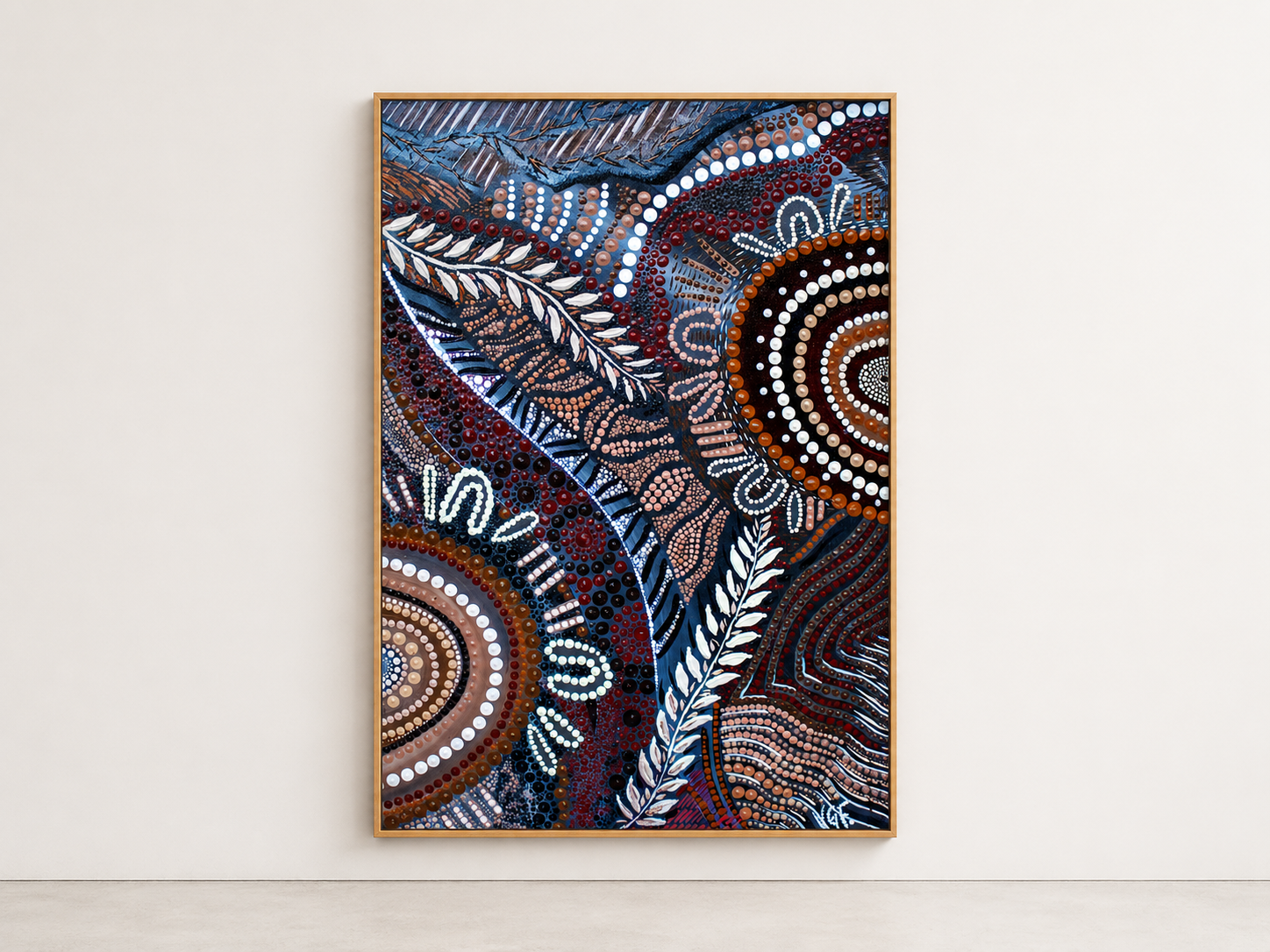 native-sunsets-portrait-oak-frame-canvas-print.png