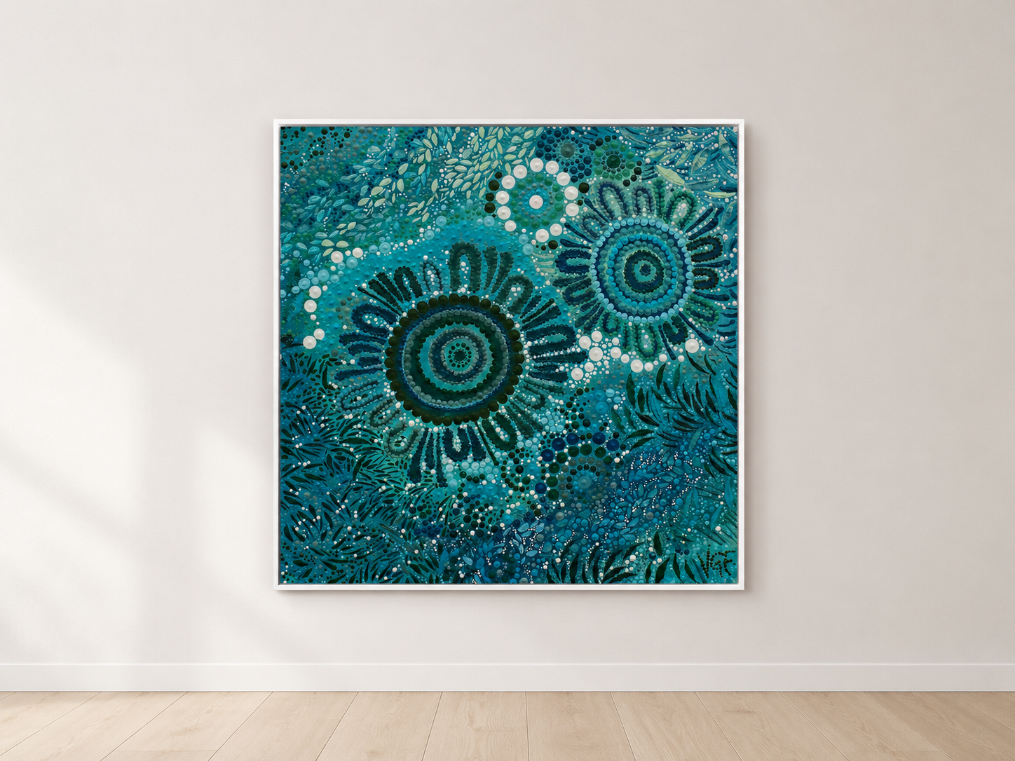 Awake-and-Gather-Square-white-framed-canvas-print.png