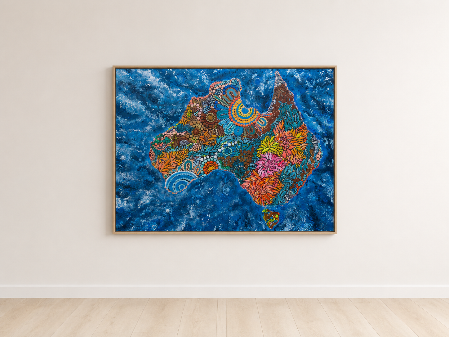 southern-sun-landscape-oak-frame-canvas-print.png