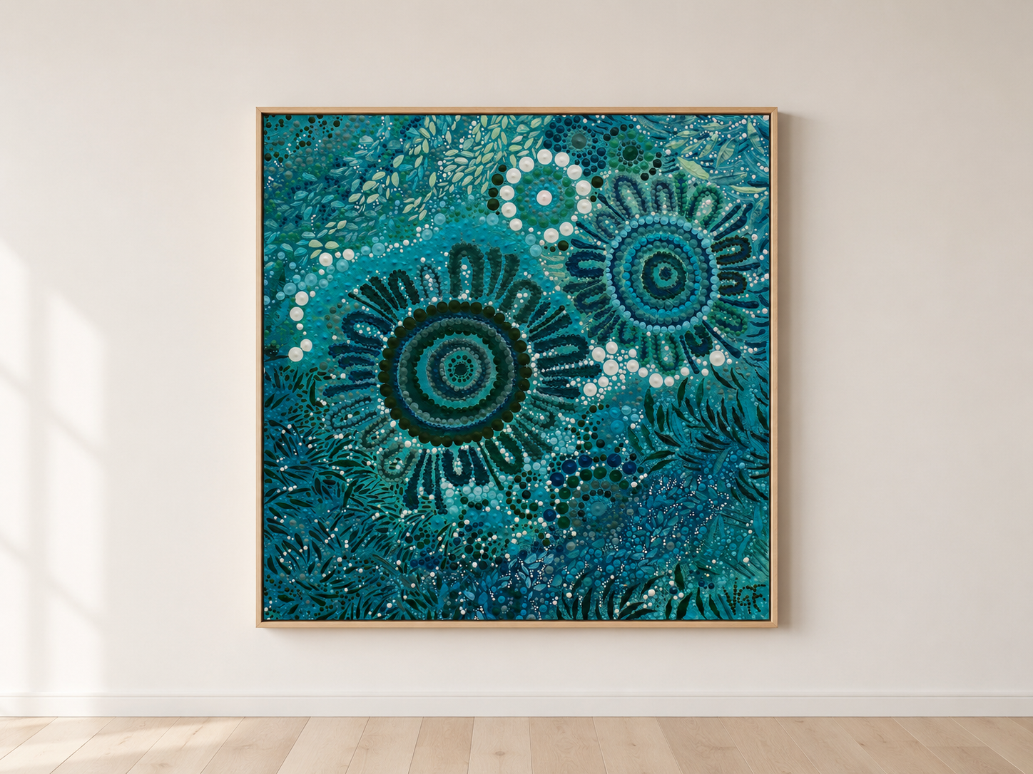 Awake-and-Gather-Square-oak-framed-canvas-print.png