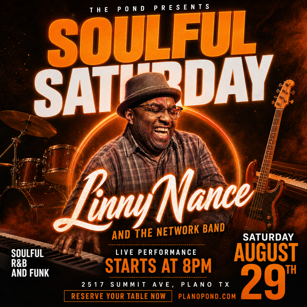 Linny Nance &amp; The Network Band - August 29nd @ 8pm