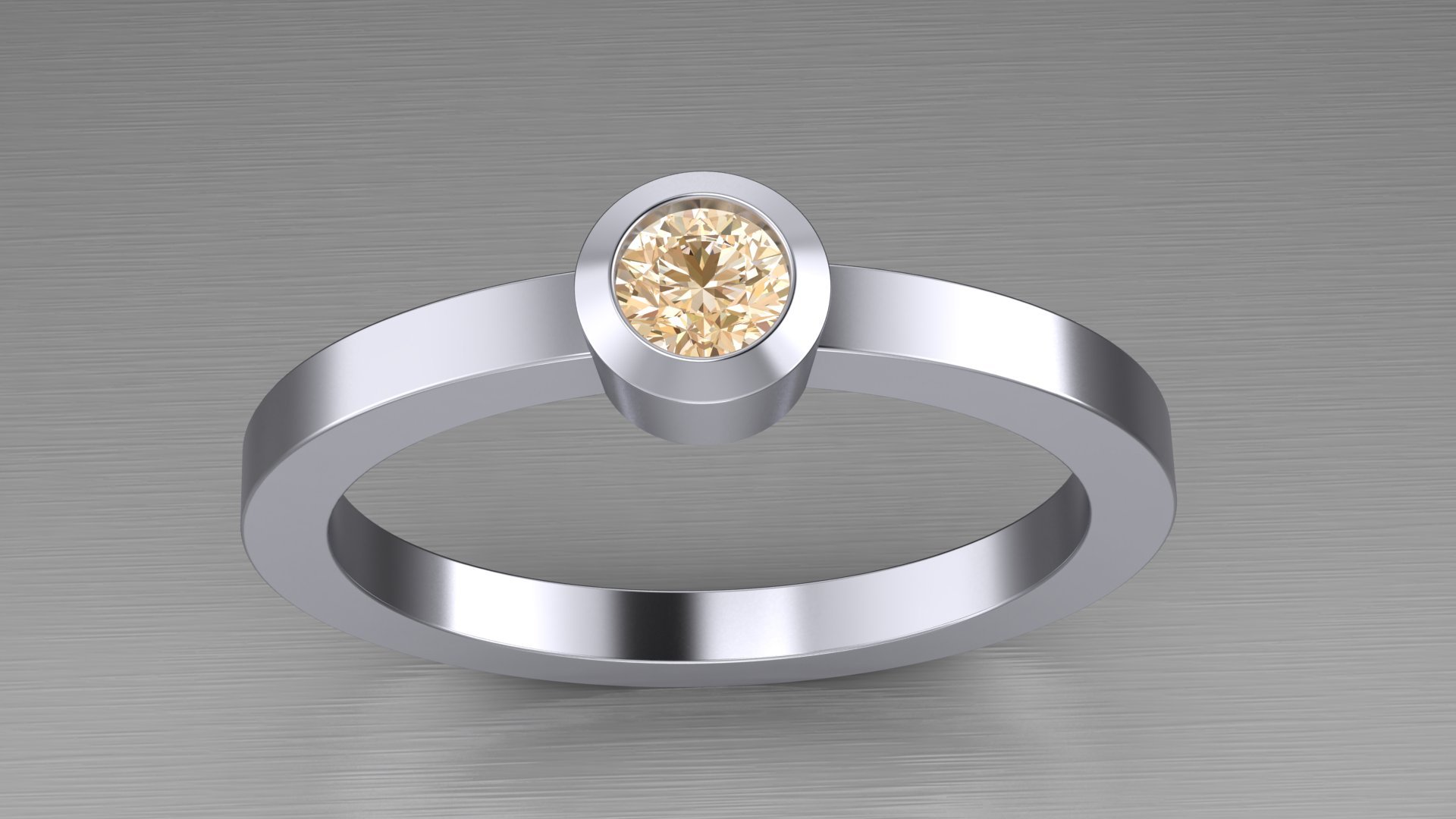 gouden solitair ring met diamant, diamante verlovings ring, trouwring, trouwring diamant, speciale trouwringen