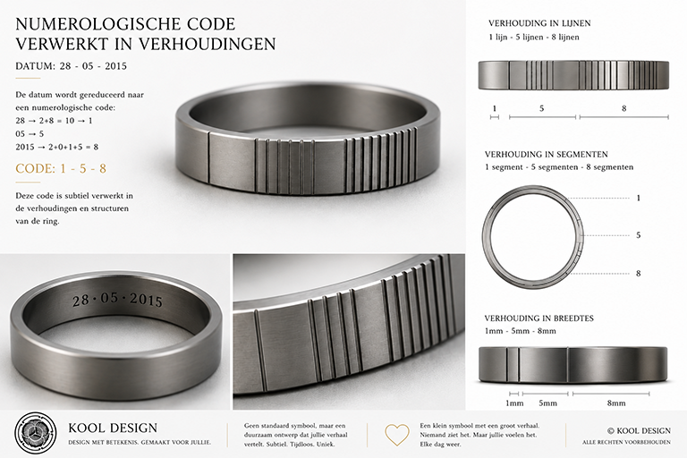  NUMEROLOGIE VERWERKT IN SIERADEN