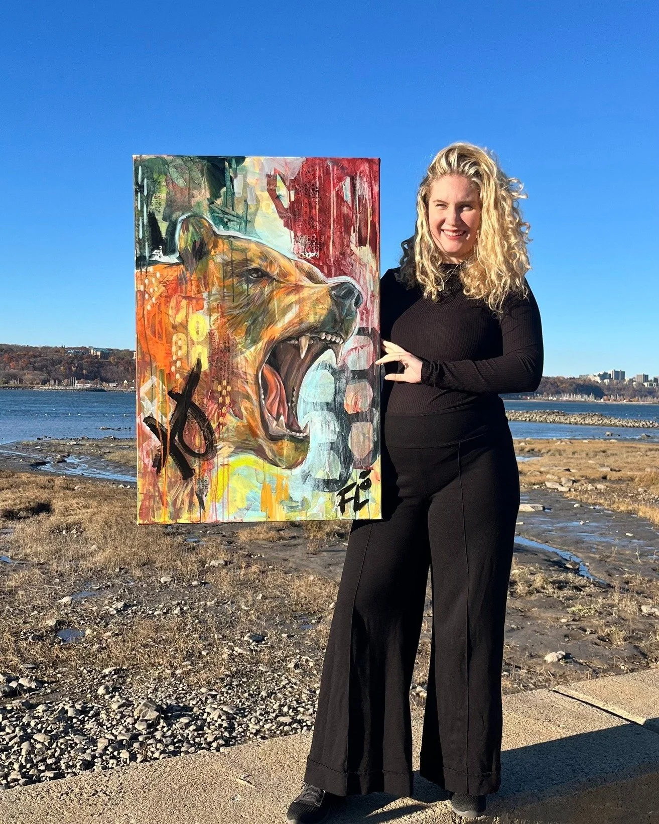 Je suis ravie de vous présenter l'une de mes dernières toiles : «Sous la peau du tonnerre». 🌿
Ce tableau est une exploration de l'énergie brute et de l'intensité qui sommeillent en chacun de nous. À tr