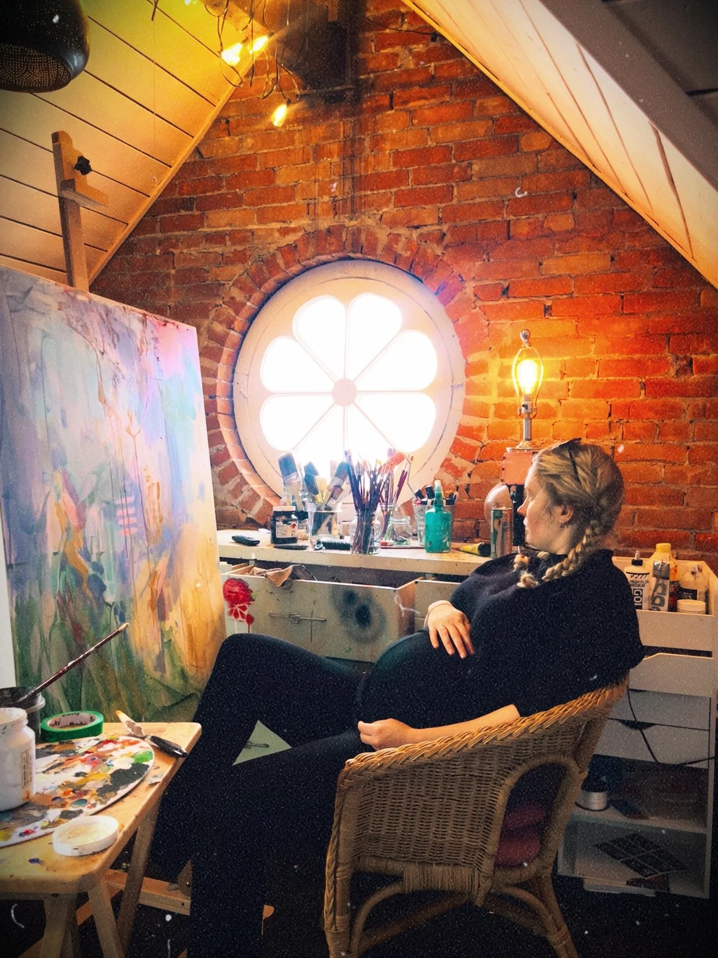 Entre deux coups de pinceaux 🤰🧠