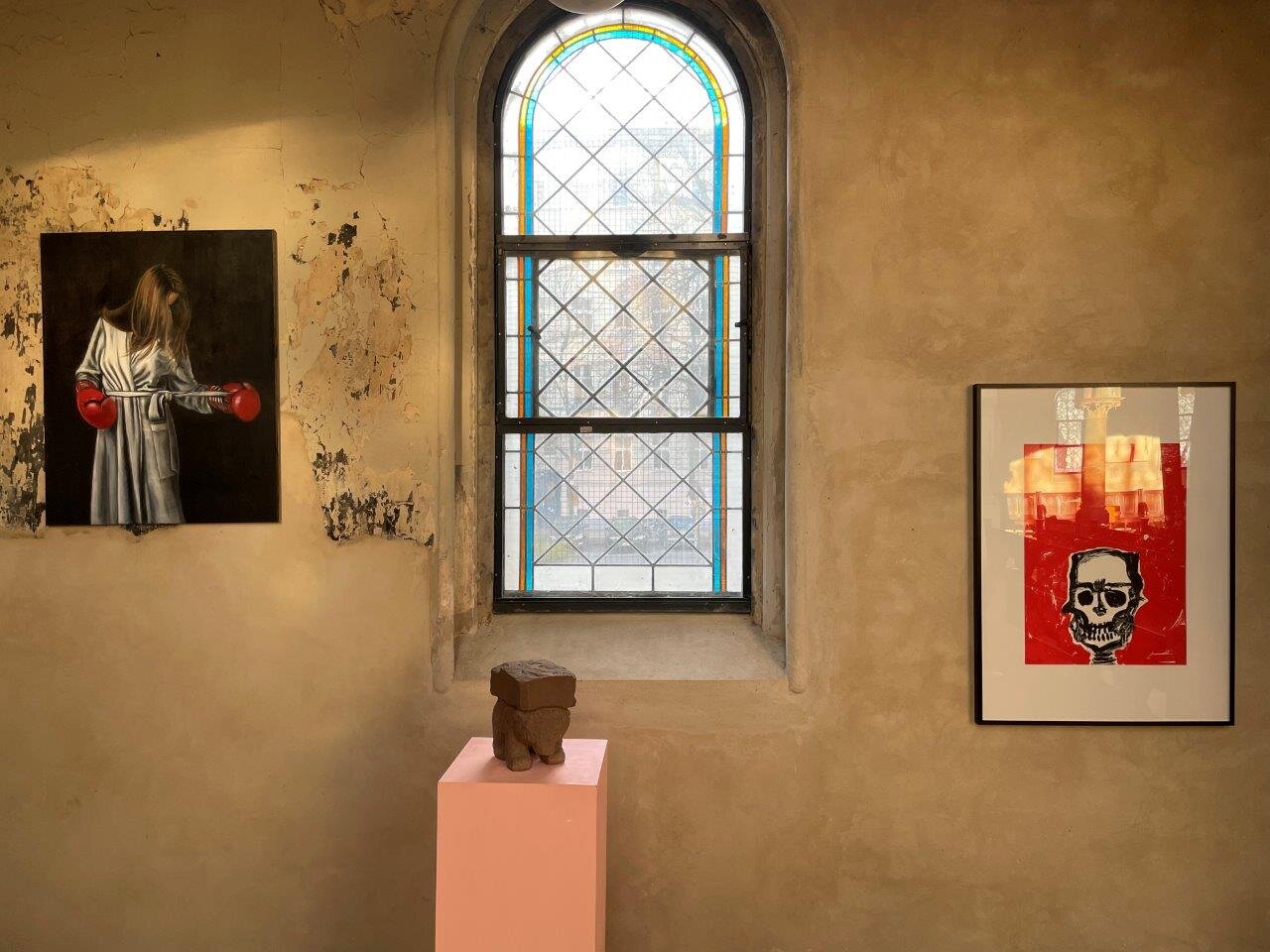 PoR Ausstellungsansicht_Li. Kerstin Dzewior, Mi. Stefan Rinck, Re. Otto Piene.jpg