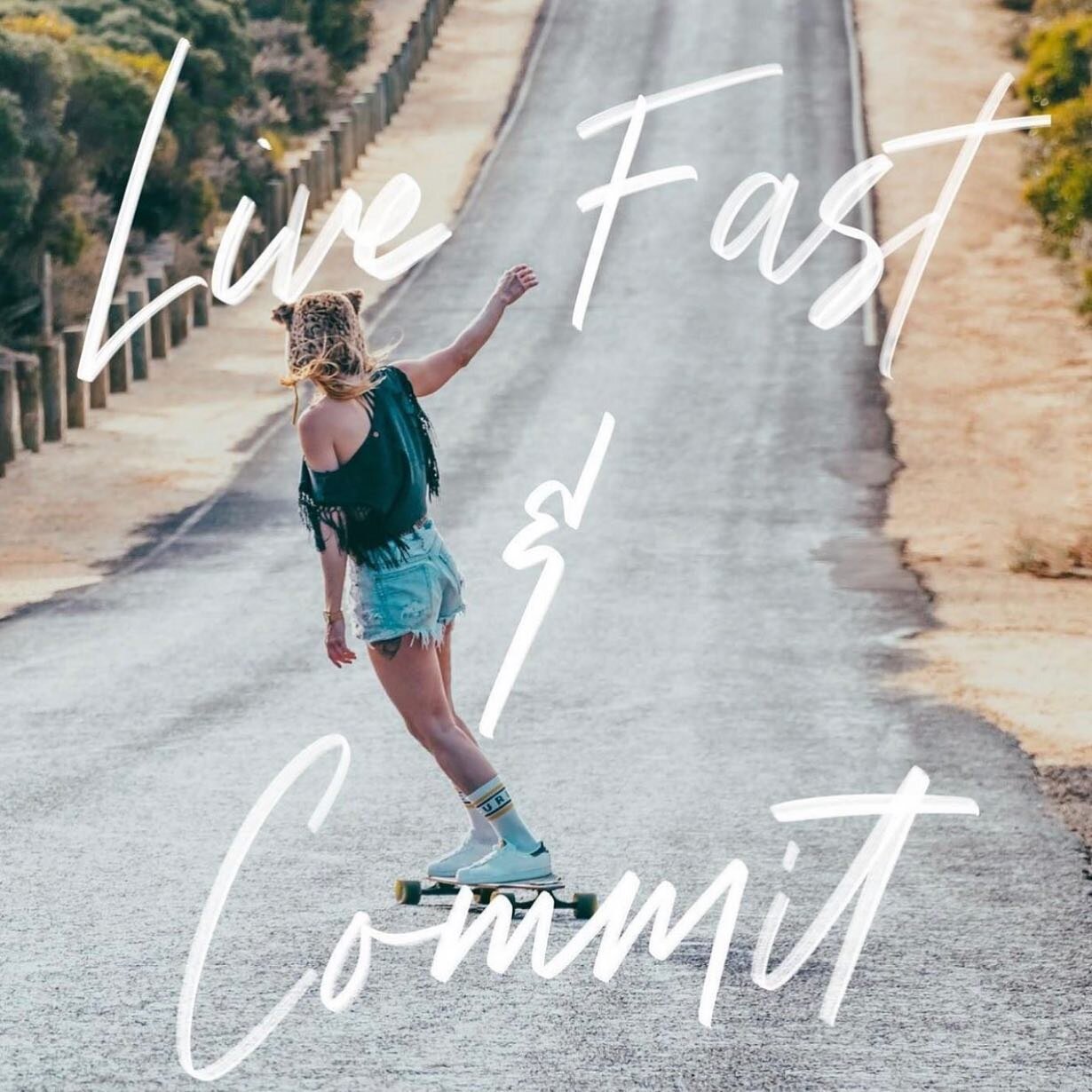 Without a commitment - fast can get sideways. So find your path and cruise smoothly downhill.