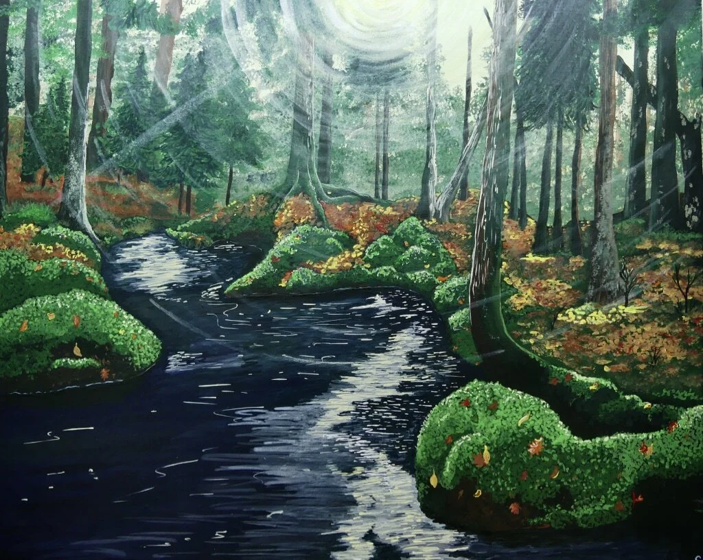 “Sunlit Stream”