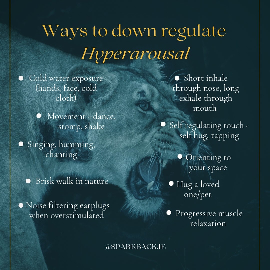 🚨Hyperarousal🚨

Often linked with hypervigilance or heightened sensitivity to stimuli, it&rsquo;s like your body&rsquo;s alarm system is constantly ringing, even without any danger. It&rsquo;s a state of fight or flight, persisting long after any t