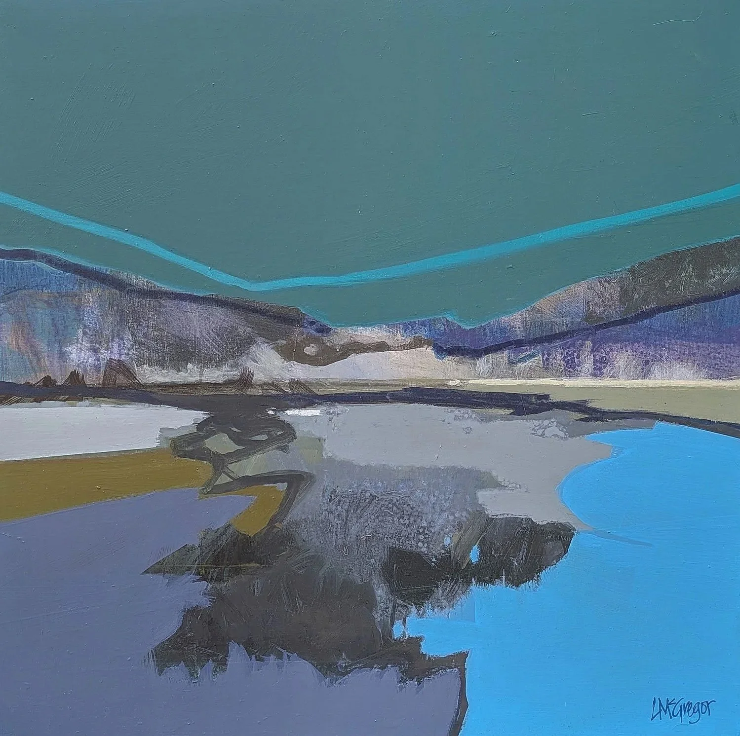 Summer Rocks 58x58 cm
