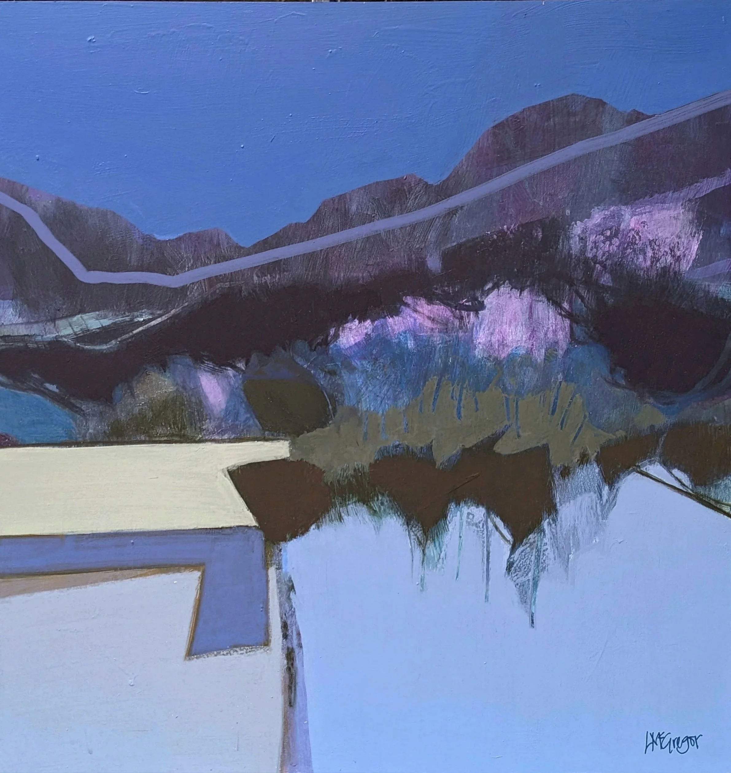 Wood Edge 66x63 cm