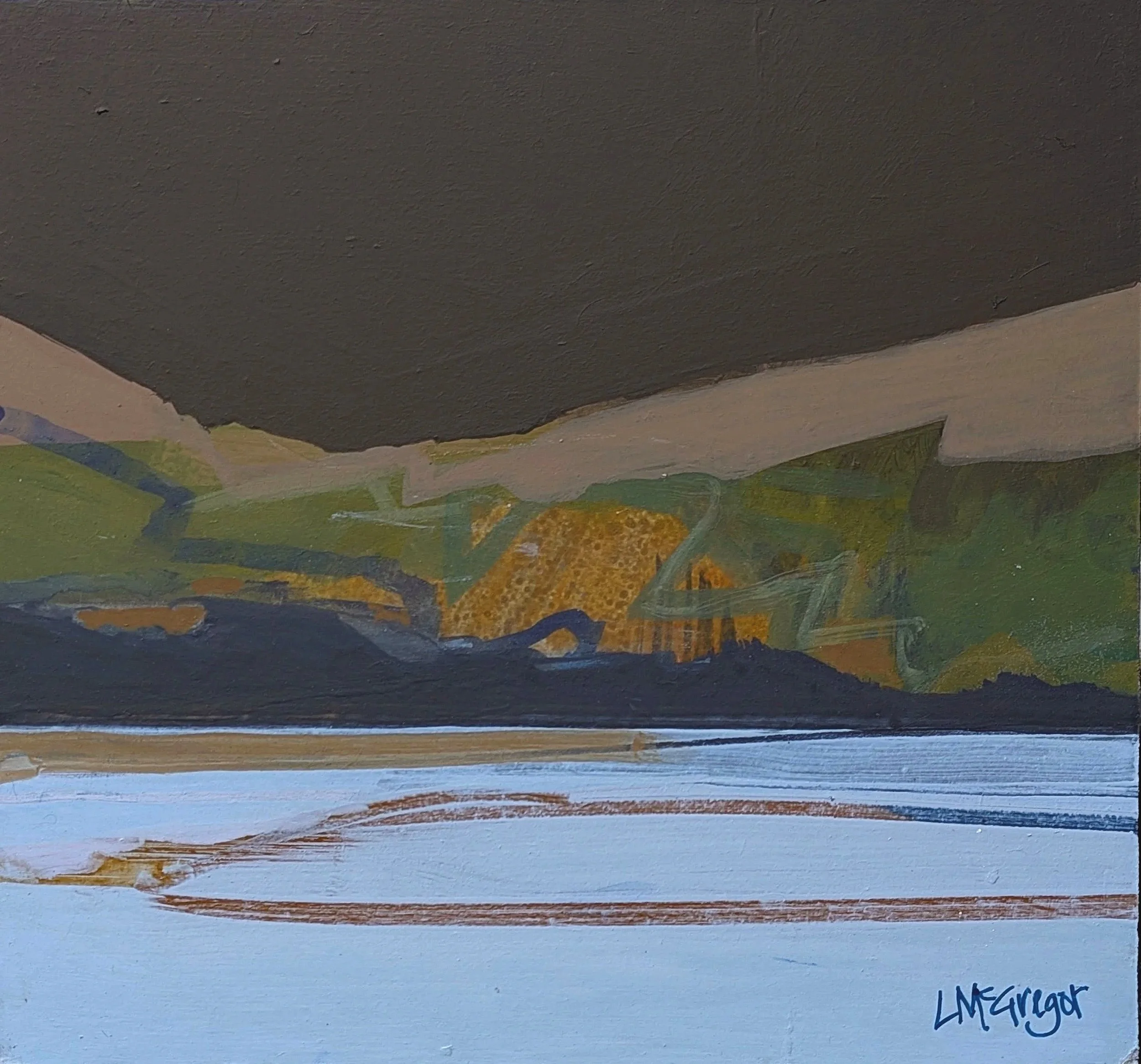 Edge of Light, Crinan 27x25 cm