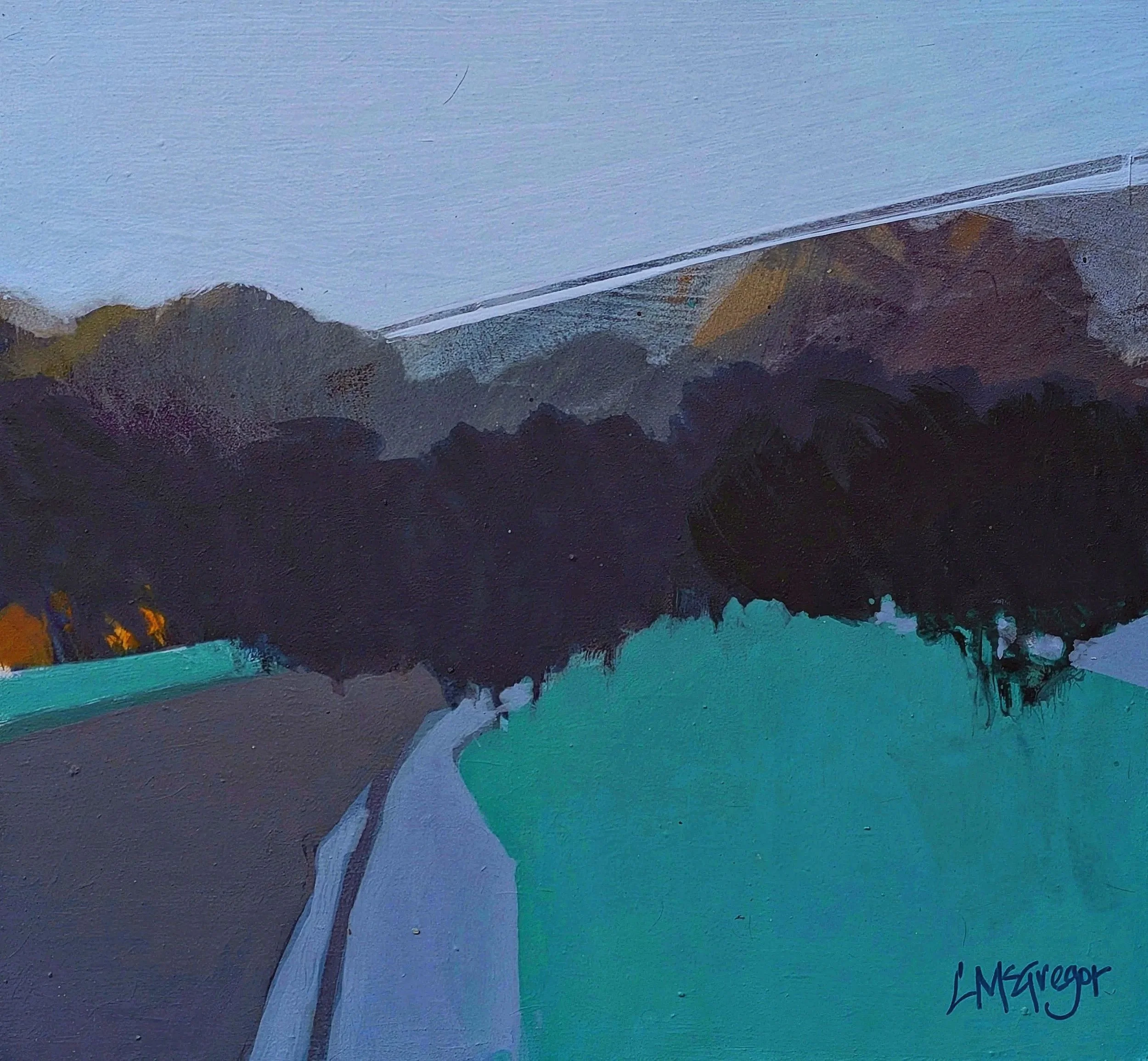 Forest Path 27x25 cm