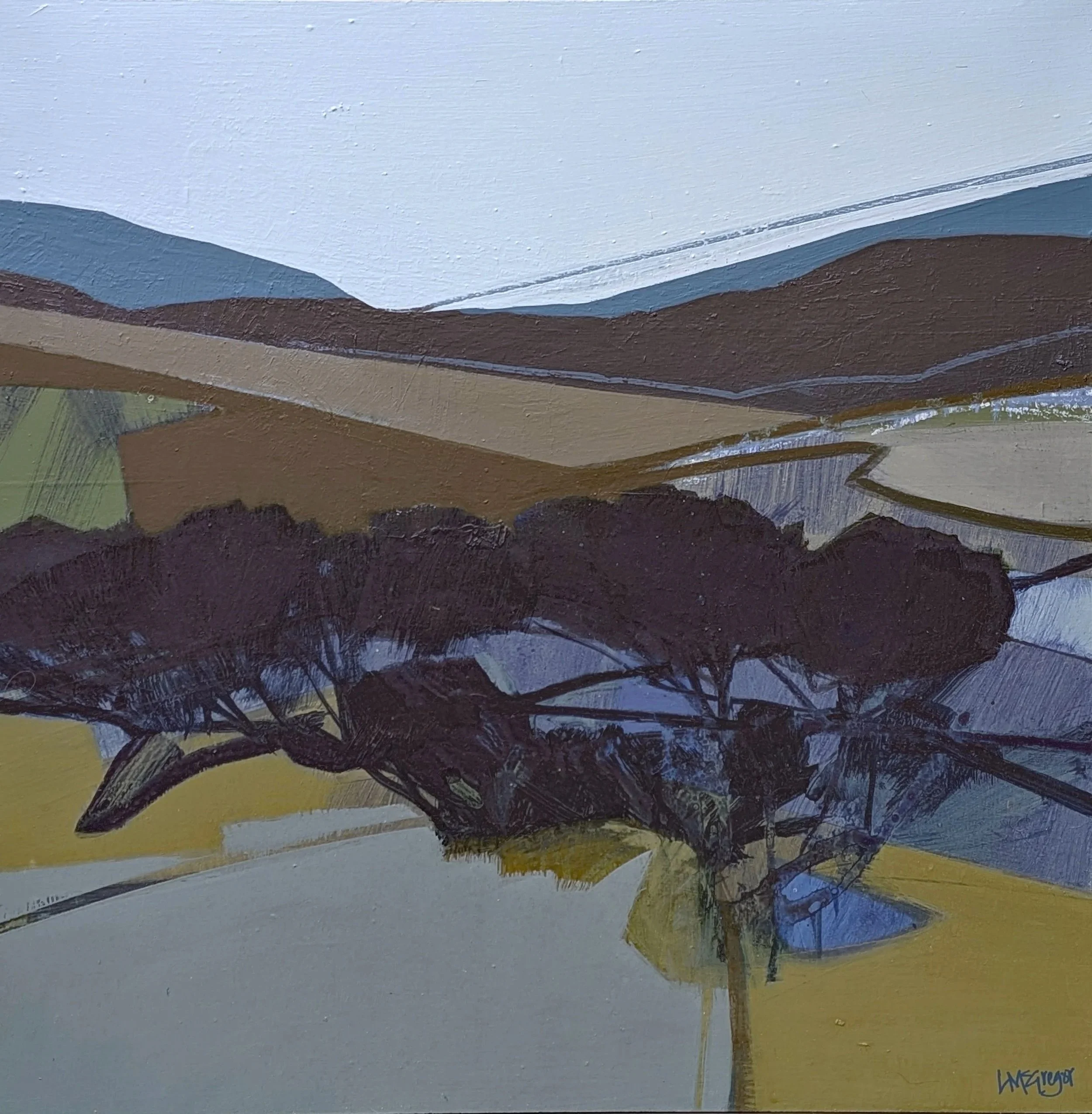 Near Trees 61x61 cm
