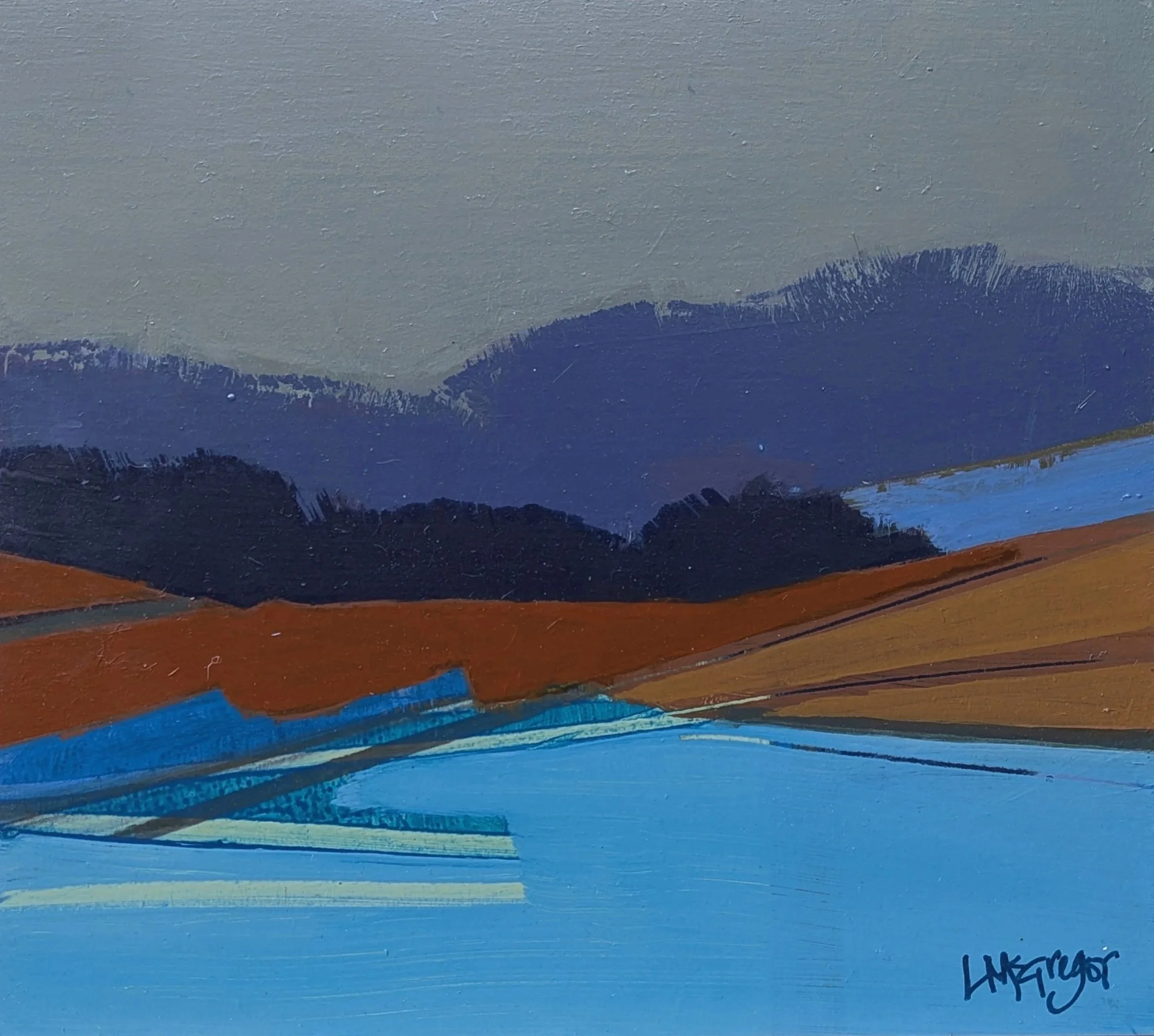 Across the Glen 30x27 cm