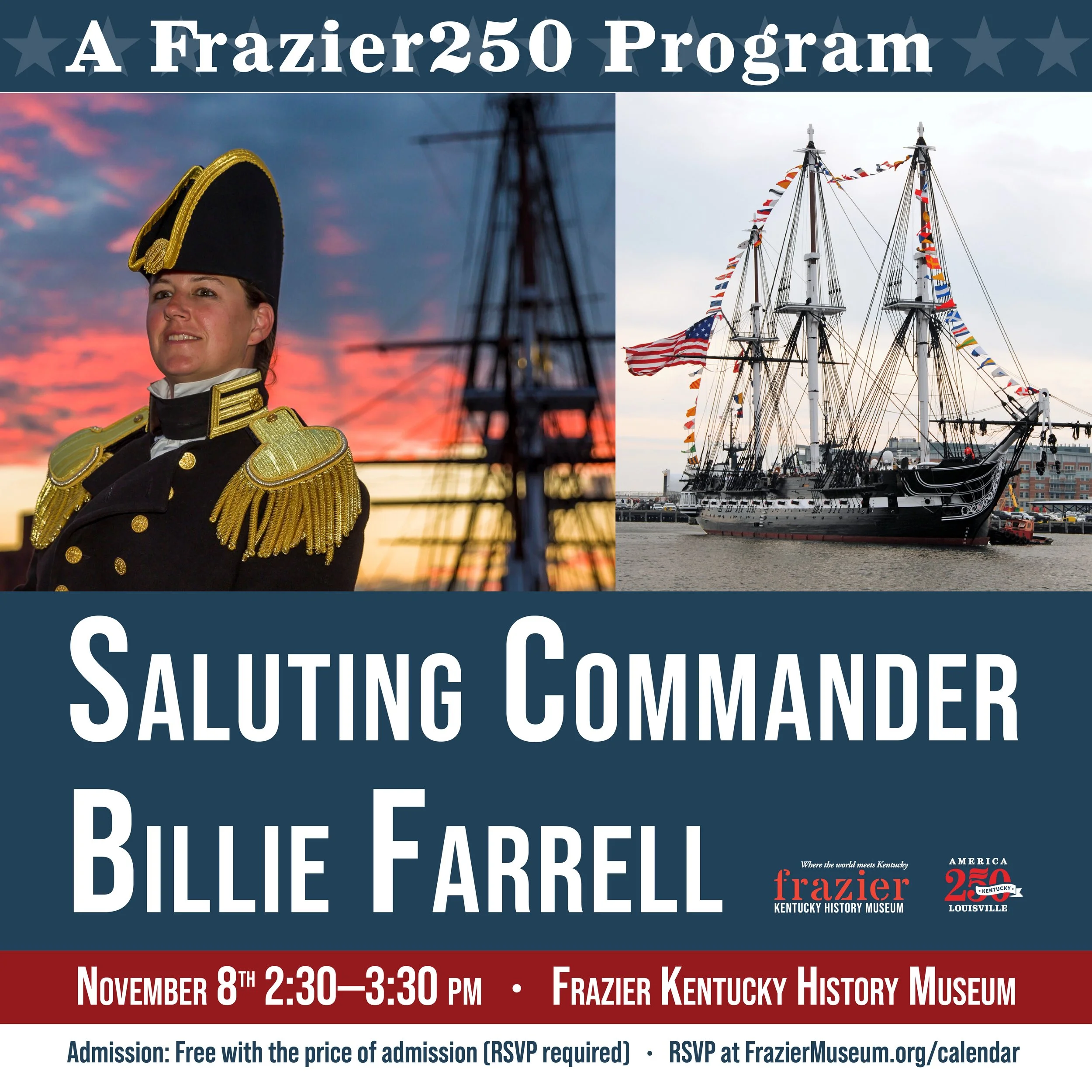 Saluting Commander Billie Farrell
