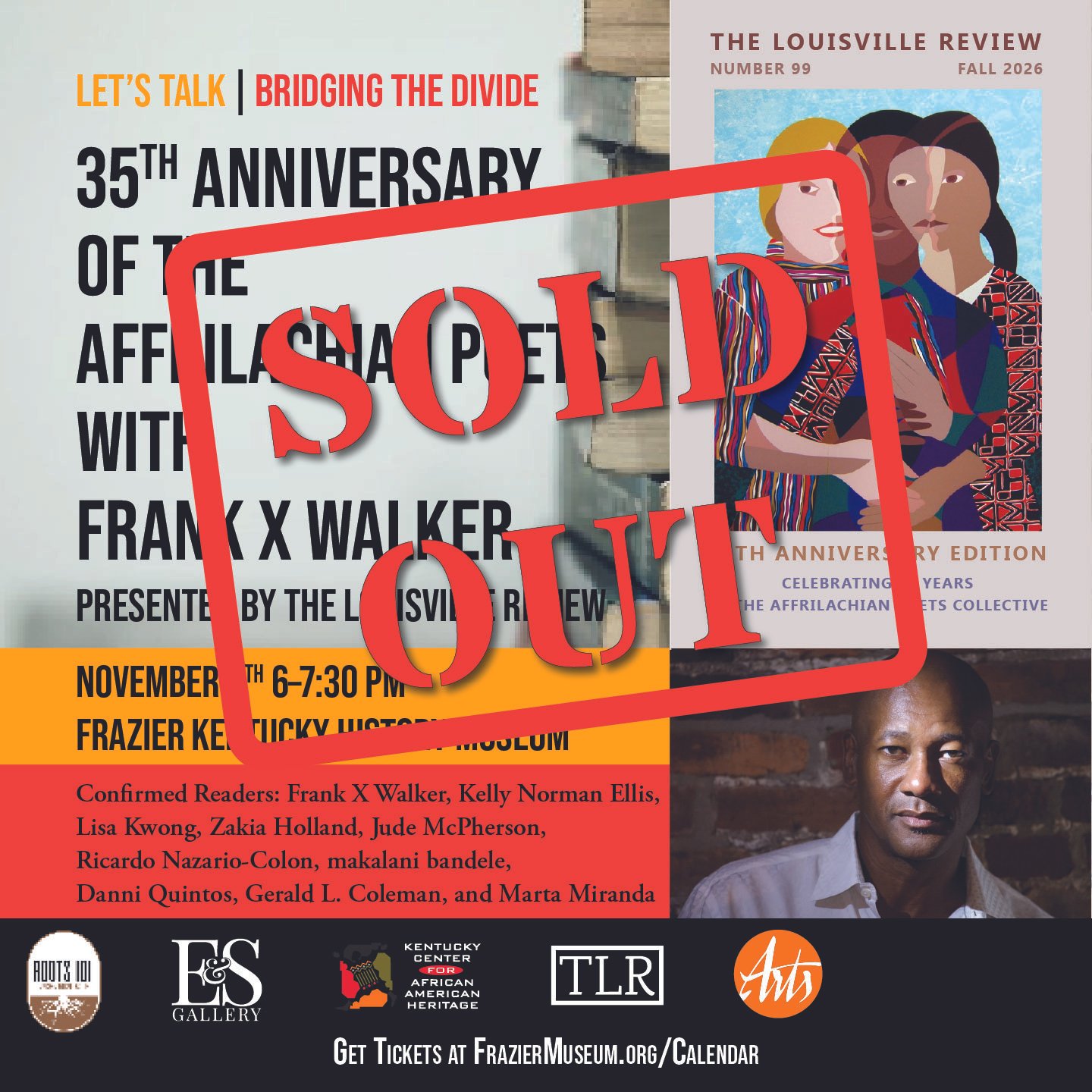 35th Anniversary of the Affrilachian Poets with Frank X Walker