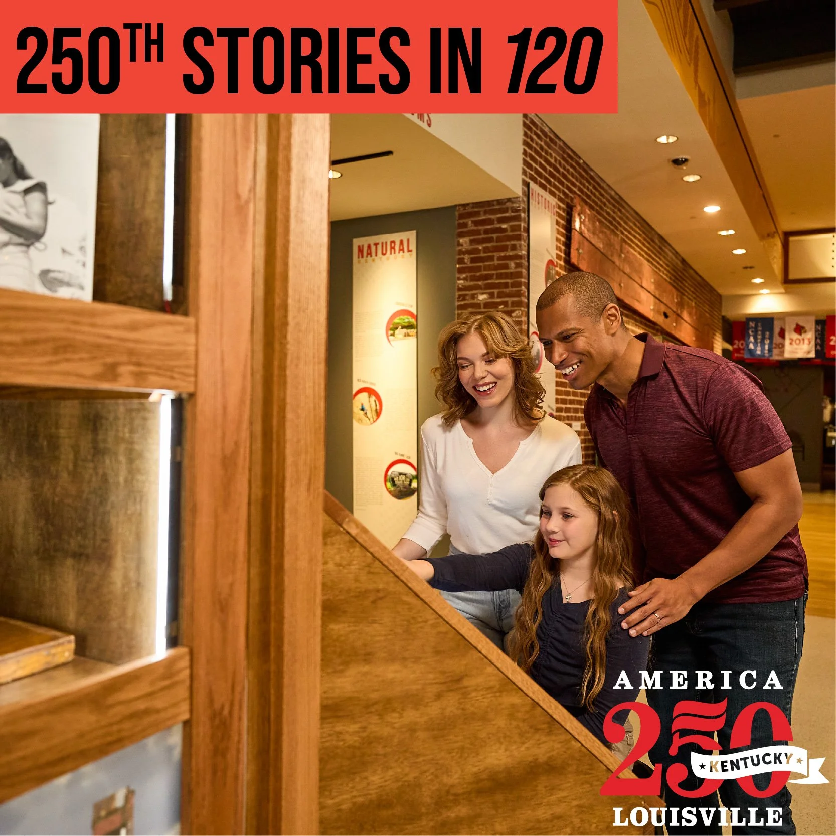 The 120: Cool KY Counties permanent exhibit collects hundreds of stories from across the Commonwealth—including histories, legends, and oral traditions curated at the local level. With the 250th celebration, we will provide additional stories to a va