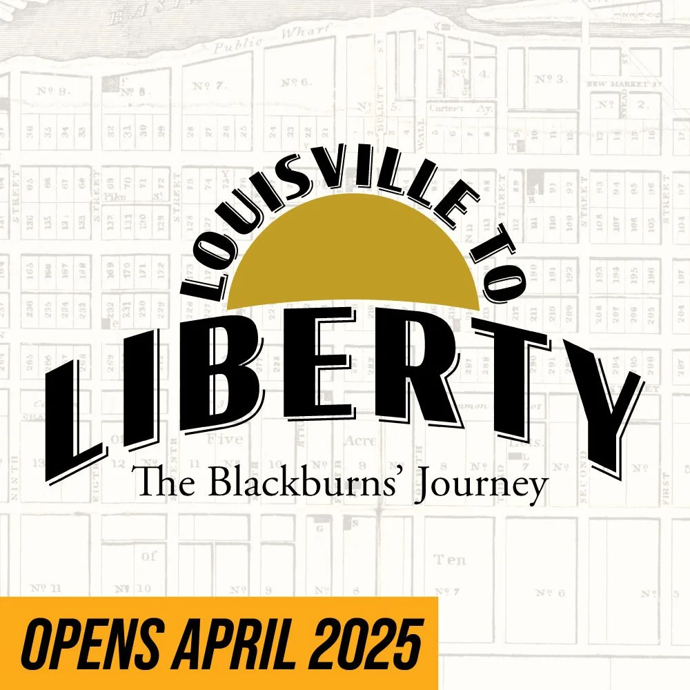 Opens April 25, 2026–July 3, 2027. 

In the afternoon of July 3, 1831, Thornton and Lucie Blackburn made a daring escape from their enslavers in Louisville, Kentucky, eventually making it to Toronto, Canada. Their story was nearly forgotten until arc