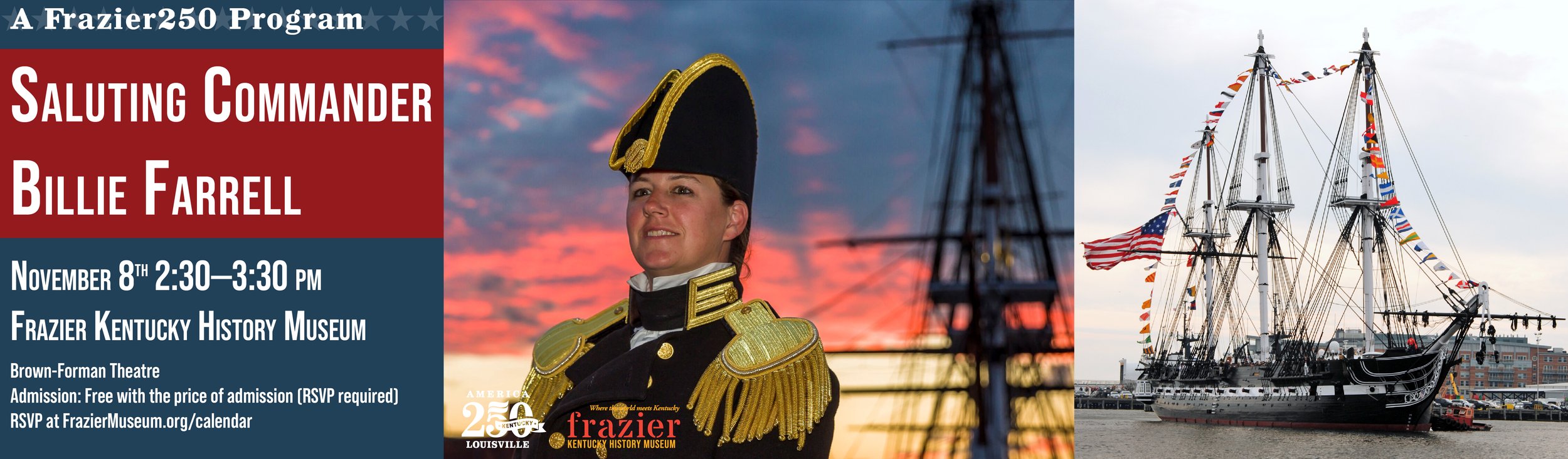 Saluting Commander Billie Farrell program image