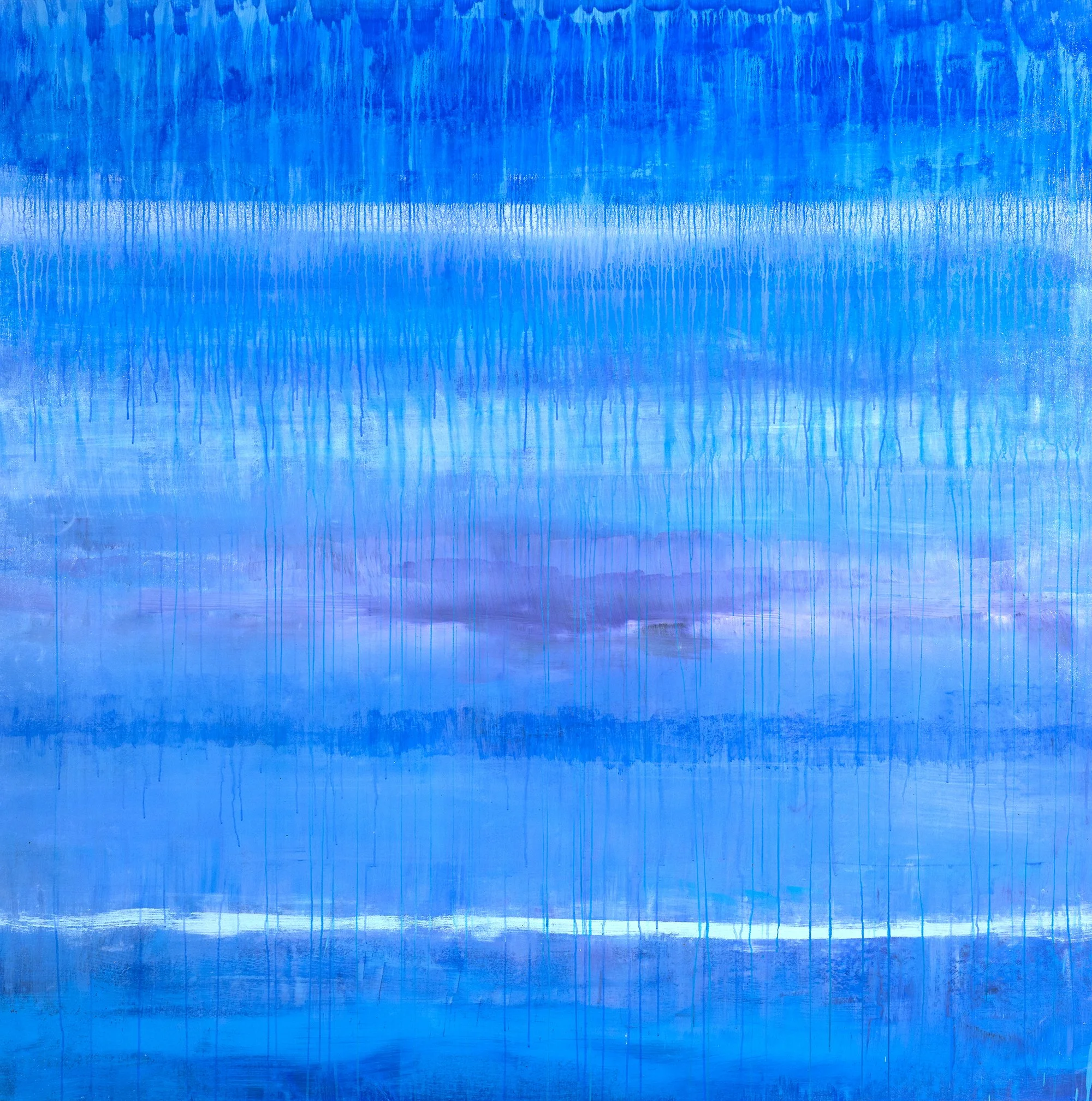 The Held breath before something overwhelming, 200x200cms
