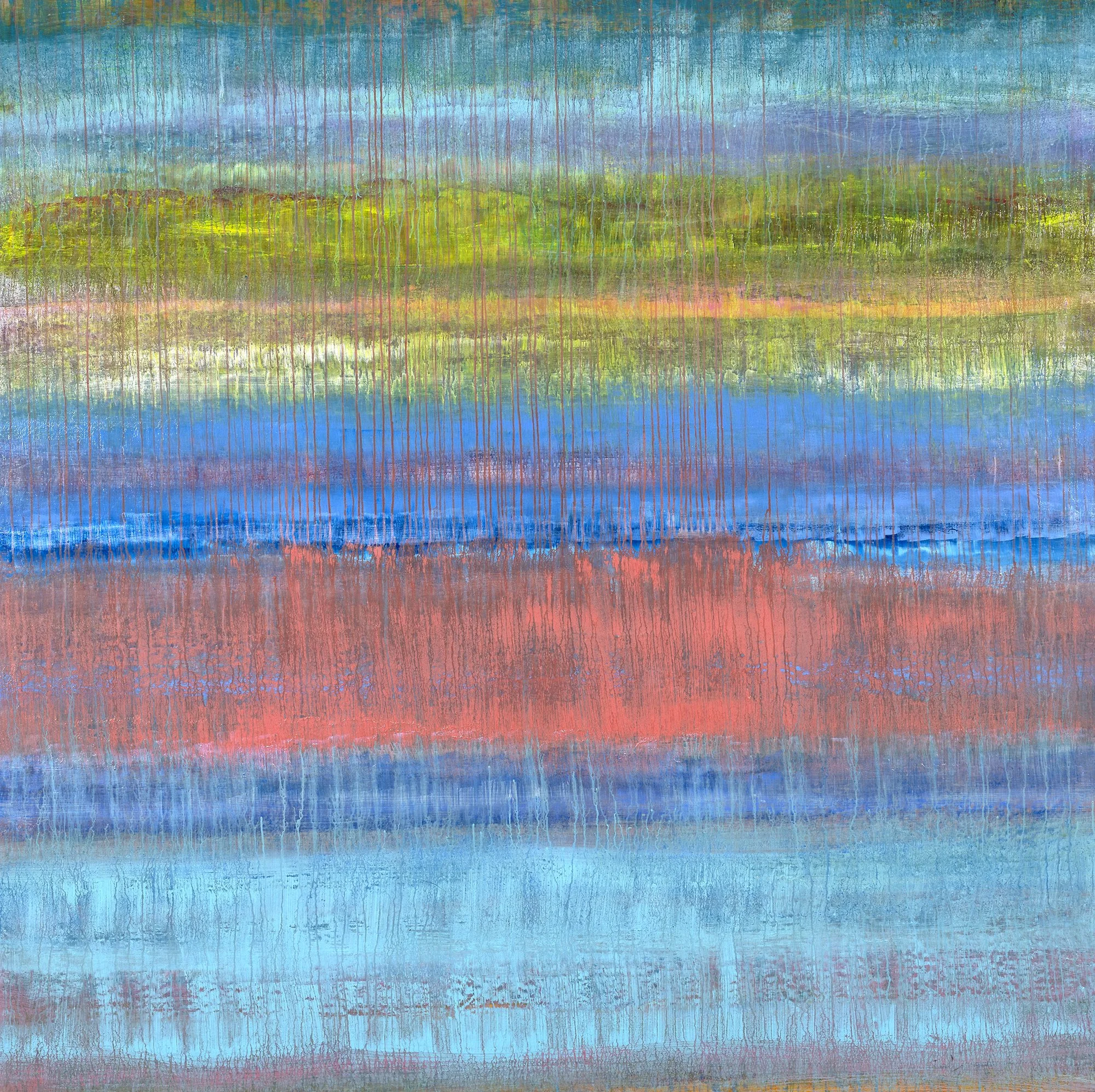 The laughing roar of wind fire and love, 200x200cms