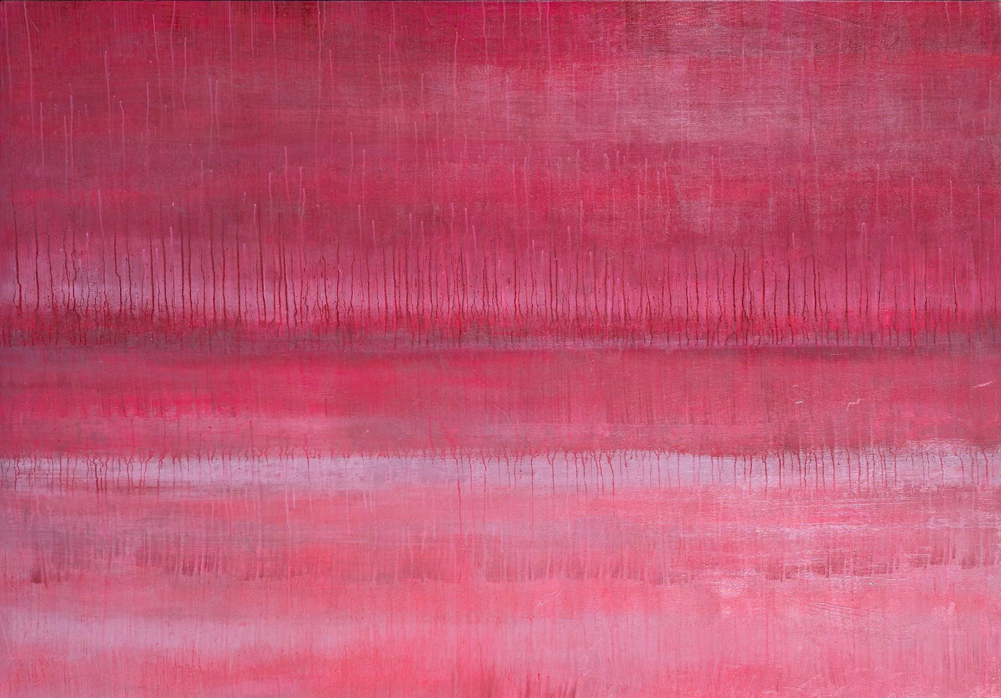 The Butterflies of anticipation are fluttering, 140x200cms