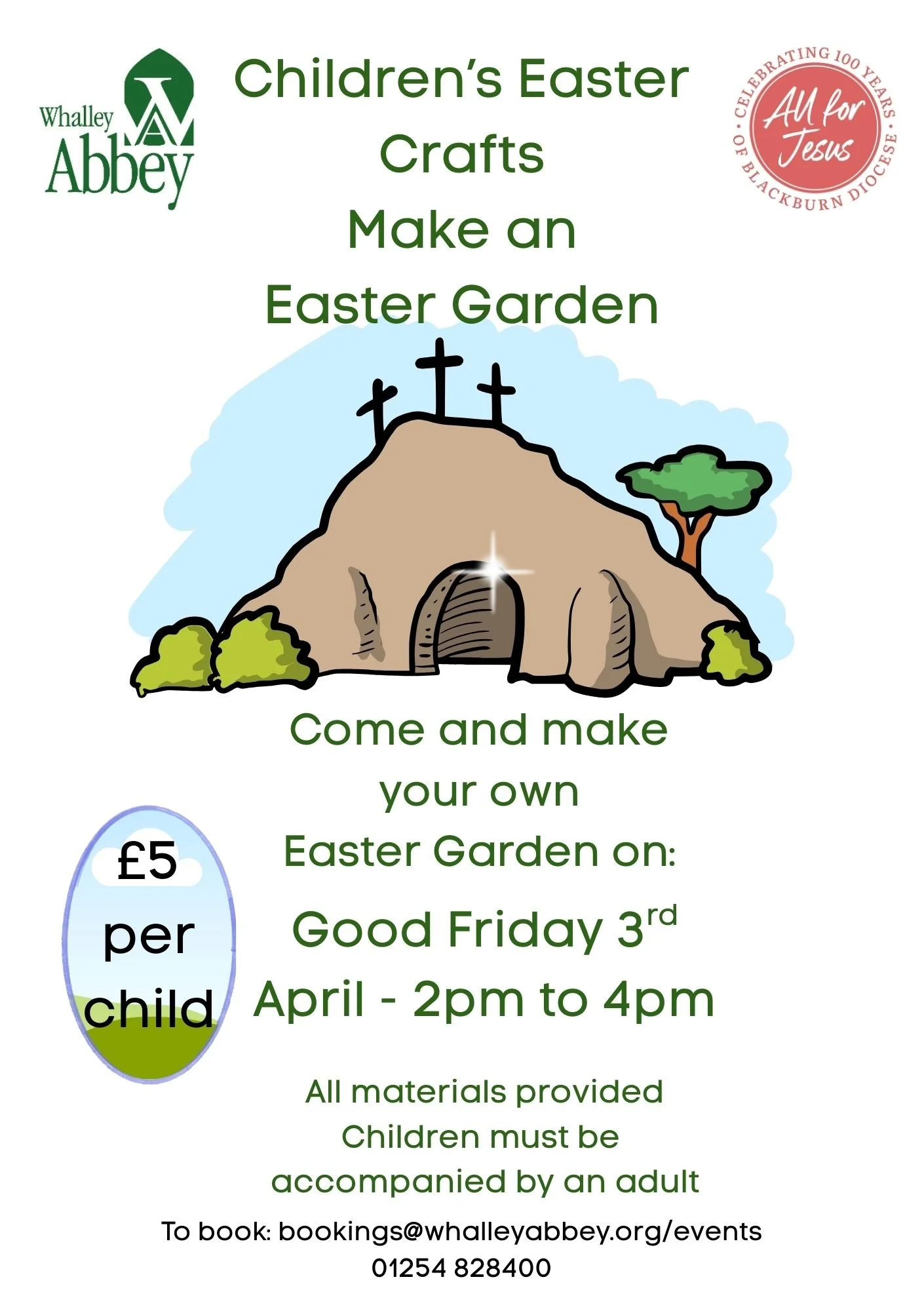 Make an Easter Garden -         Easter Crafts at Whalley Abbey  