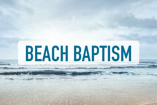 Beach Baptism Service