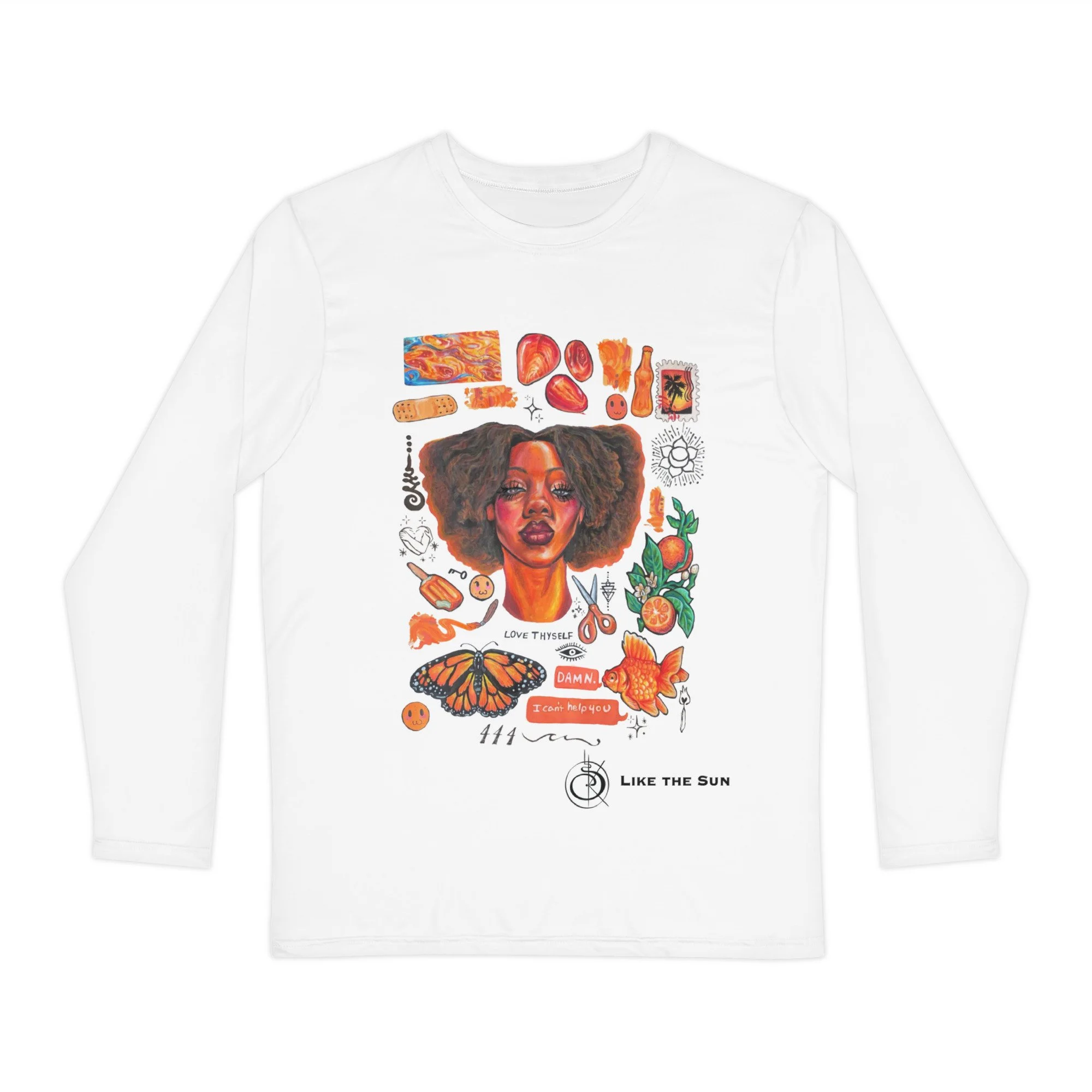 Multiiittudes Orange Long Sleeve Shirt