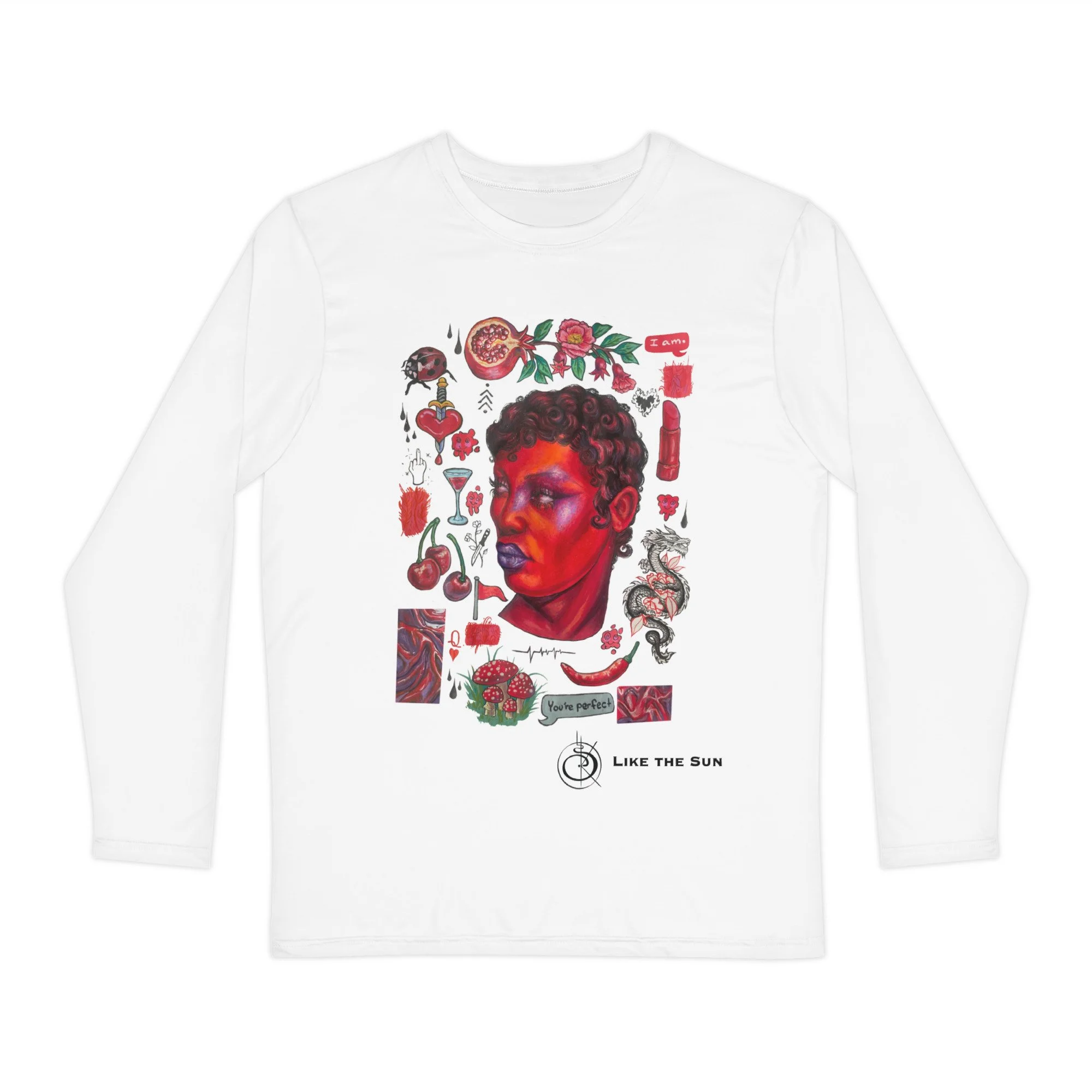 Multiiittudes Red Long Sleeve Shirt