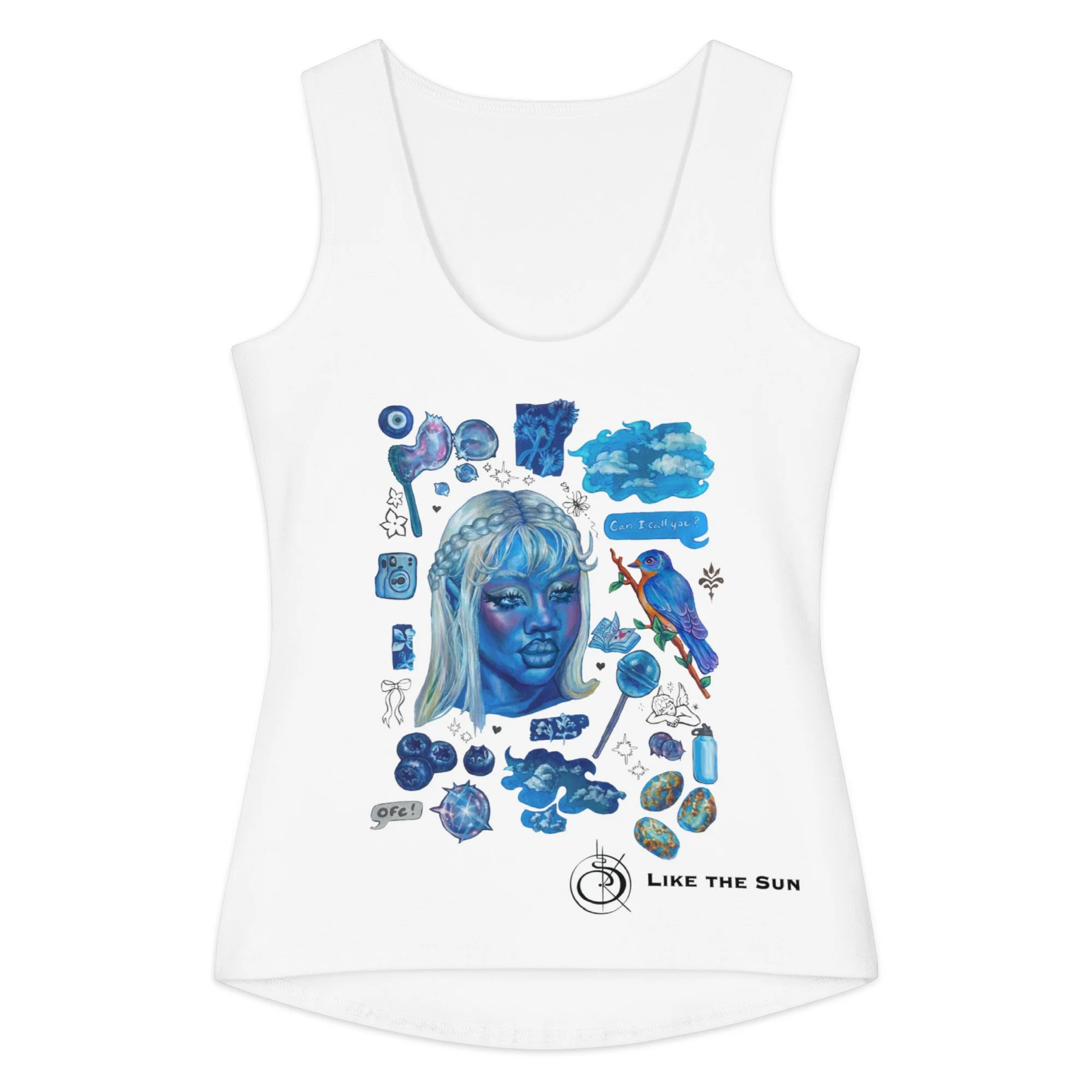 Multiiittudes Blue Tank Top